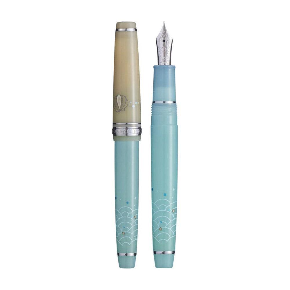 Sailor Fountain Pen Pro Gear Slim Princess Raden - Premium Japanese Writing Pen for Calligraphy, Note Taking & Gift Giving - Elegant Raden Design for Professionals & Collectors