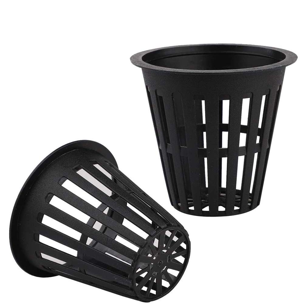2 Inch Heavy Duty Garden Slotted Mesh Net Pots - 25 Pack for Hydroponics, Aquaponics & Indoor Gardening | Perfect for Seedlings, Cloning & Hydroponic Bucket Systems
