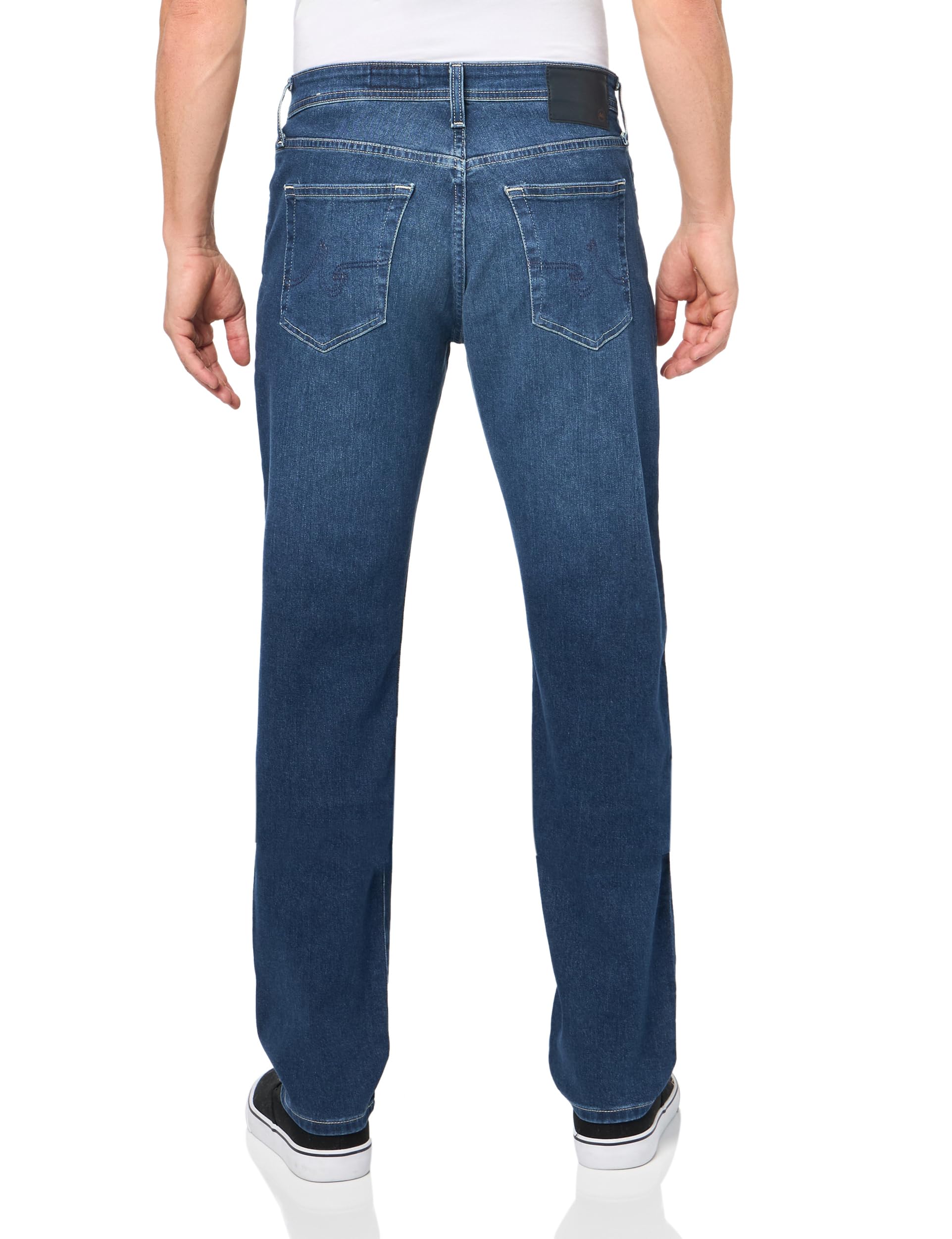 AG Jeans Men's Everett Slim Straight Fit Jean - Dark Wash, 34W x 34L | Comfortable & Stylish Denim Pants for Casual Wear, Work & Everyday Outfits