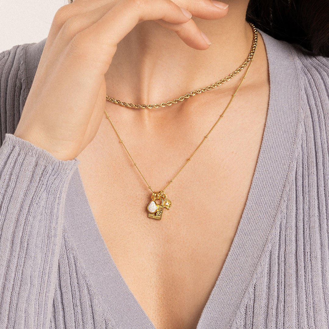 Honor Charm Necklace for Women - Elegant & Meaningful Jewelry Gift for Her - Perfect for Birthdays, Anniversaries & Special Occasions