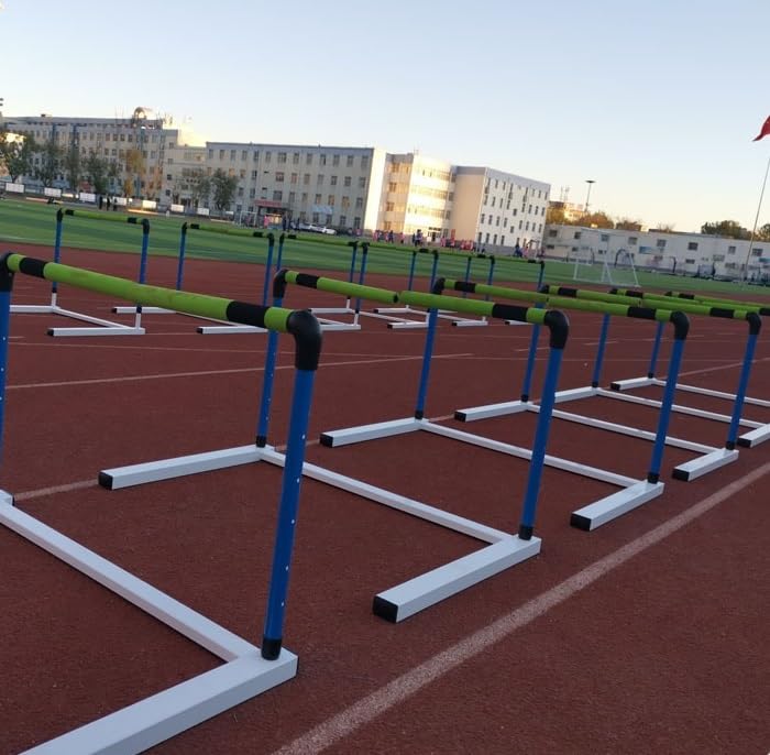 Aimery Adjustable Foam & Metal Practice Hurdles for Track and Field Training - Professional Agility Hurdles Equipment for Athletes - Perfect for Outdoor Sports, Speed Drills & Fitness Workouts