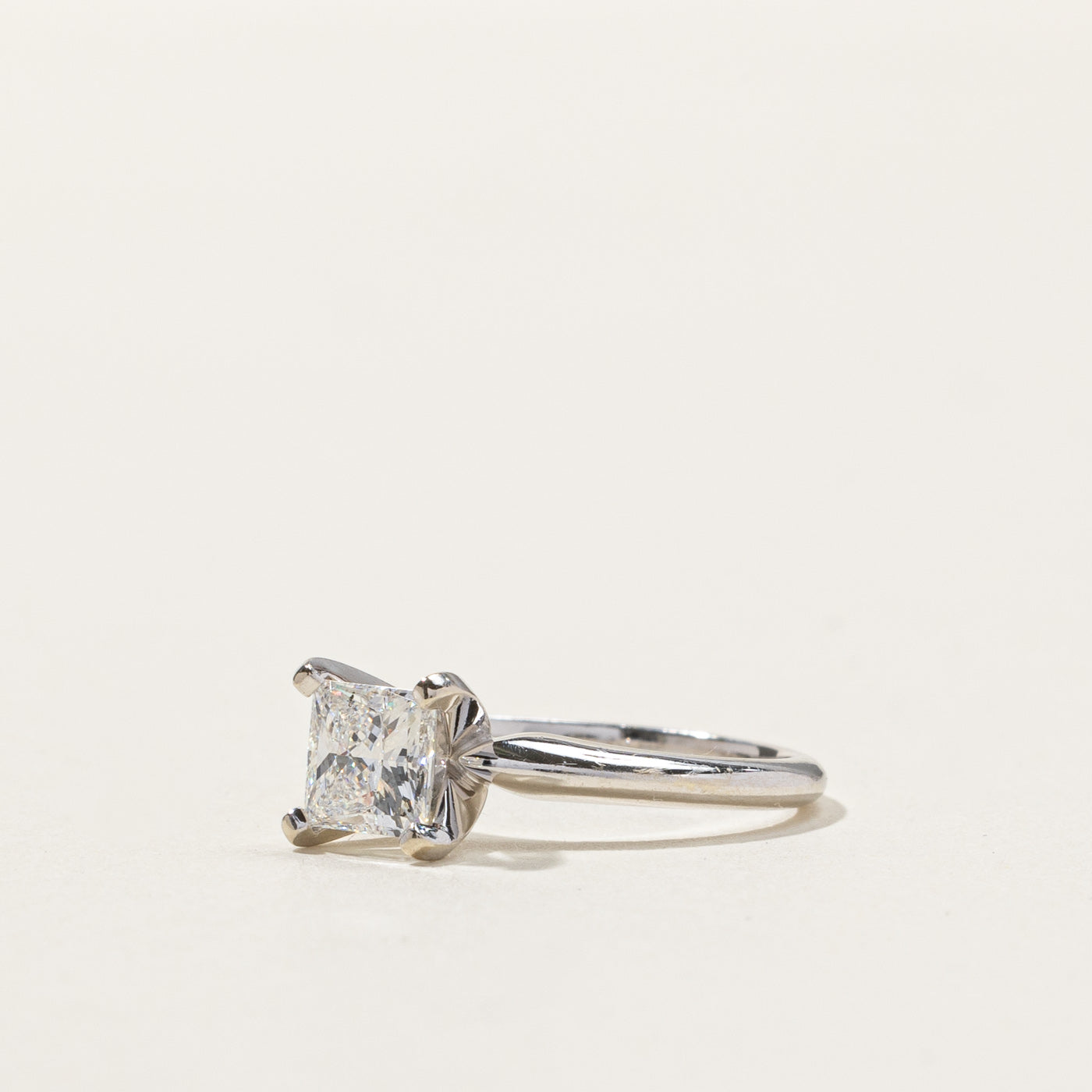 Solitaire Princess Diamond Engagement Ring - 0.75ct SI2/I1 H/I Color | Size 3.75 | Wedding Proposal, Anniversary Gift, Bridal Jewelry