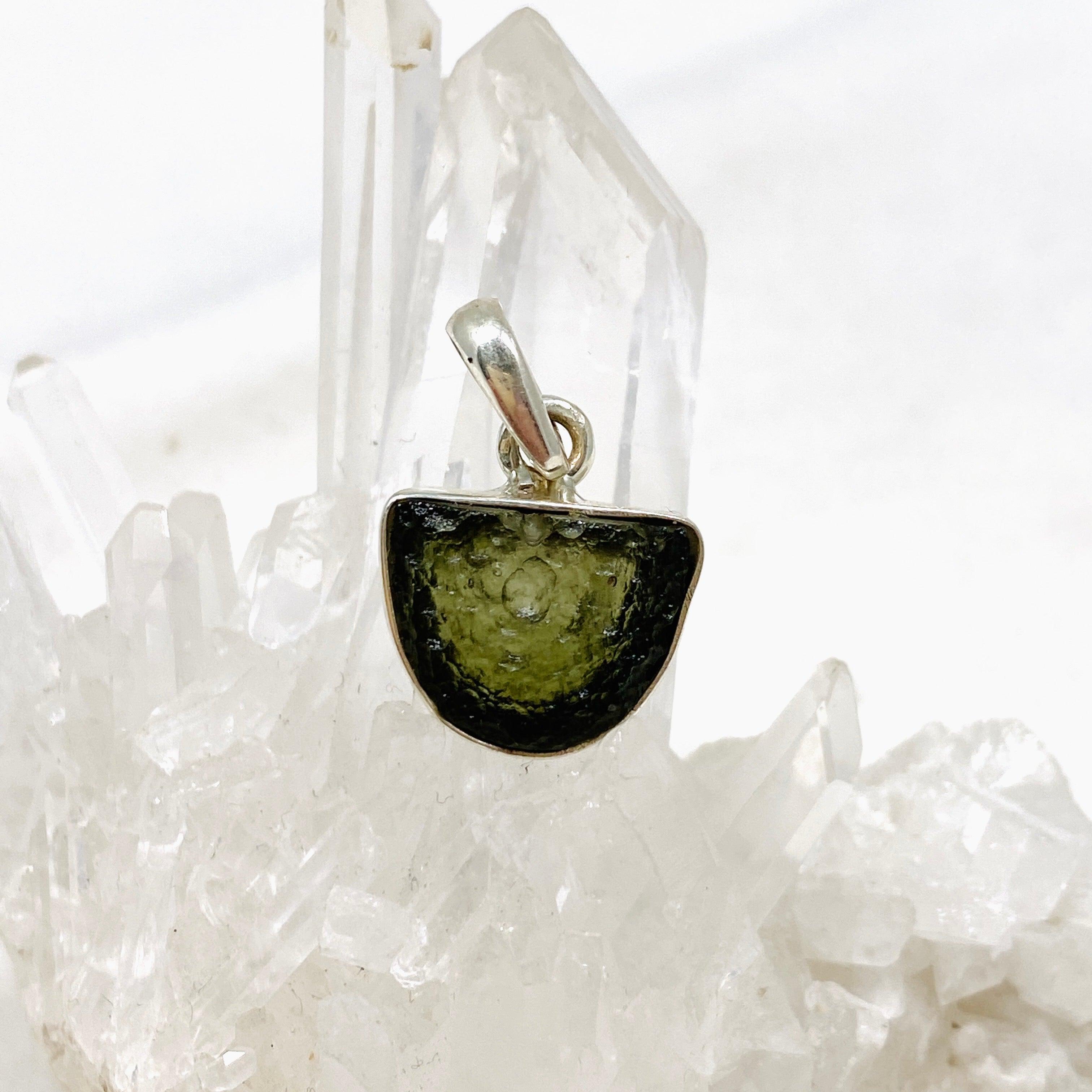 Natural Moldavite Pendant 2.44g Genuine Czech Meteorite Jewelry - Perfect for Spiritual Healing, Meditation & Unique Gift Giving