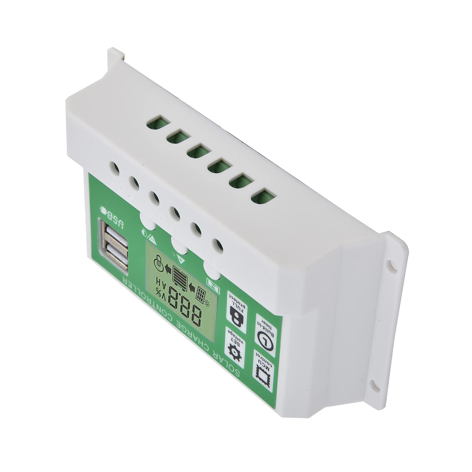 30A MPPT Solar Charge Controller for Commercial & Industrial Use - Smart Solar Panel Regulator for Efficient Energy Management in Off-Grid Systems