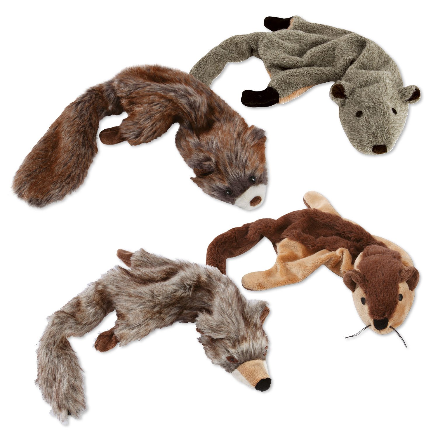 Zanies Unstuffies Plush Dog Toys - 22 Inch Chipmunk Chew Toy for Aggressive Chewers | Durable & Safe for Large Dogs | Perfect for Playtime, Training & Cuddling
