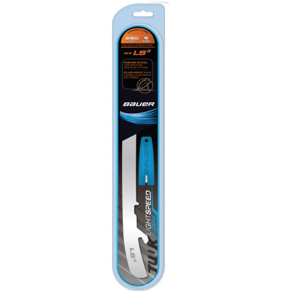 Bauer TUUK LS3 Replacement Hockey Skate Blades - High-Performance Edge Steel for Ice Skating - Perfect for Hockey Players and Figure Skaters on Ice Rinks