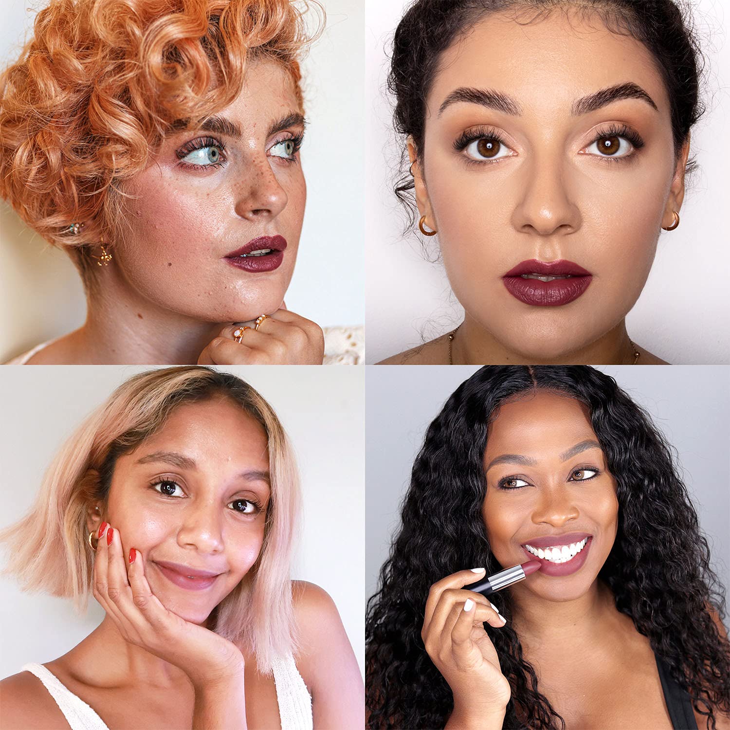 Wunderbrow Long-Lasting Matte Lip Liner - Twist Up Burgundy Lip Pencil for All-Day Wear | Perfect for Everyday Makeup, Date Night & Special Occasions