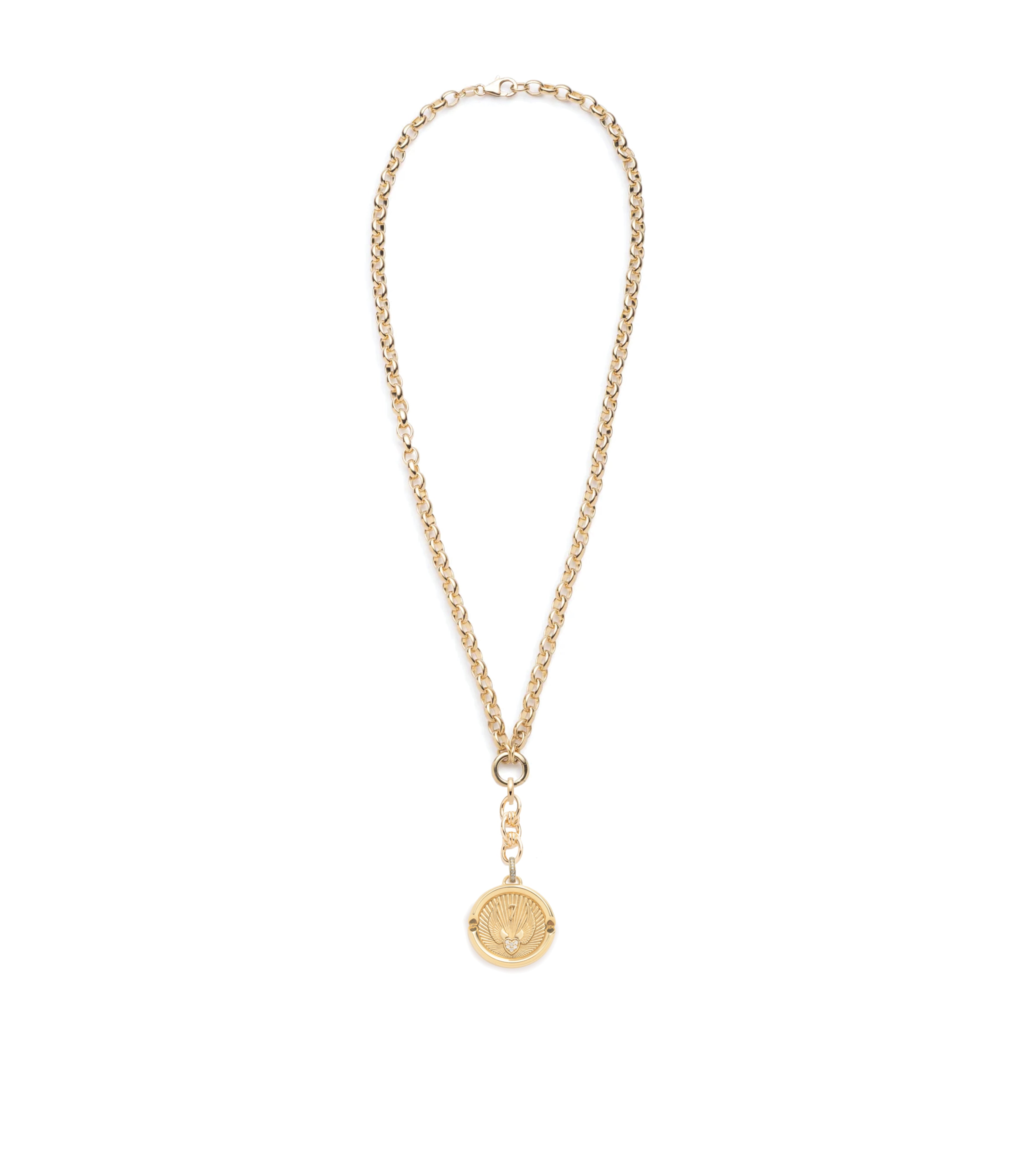 Beloved with Wings We Fly - Heavy Belcher Open Chain Necklace with Medium Knot Extension | Elegant Jewelry for Women, Perfect for Weddings, Parties & Everyday Wear