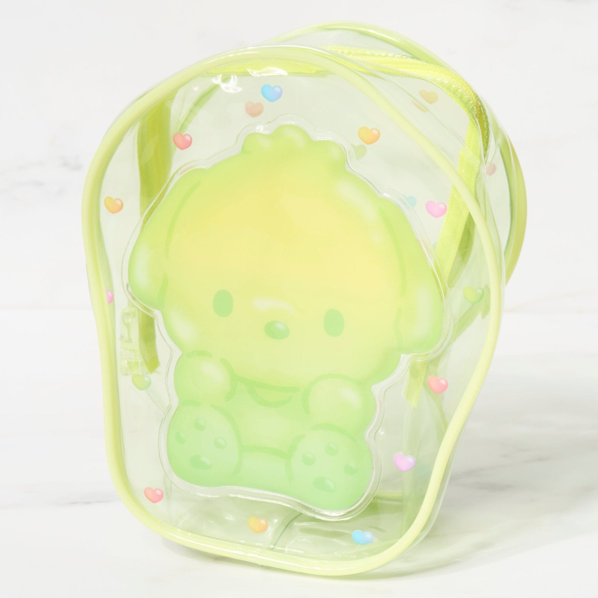 Sanrio Character Clear Pouch - Cute & Durable Plastic Zipper Bag for School, Travel & Cosmetics Storage - Hello Kitty, My Melody & More Anime Designs