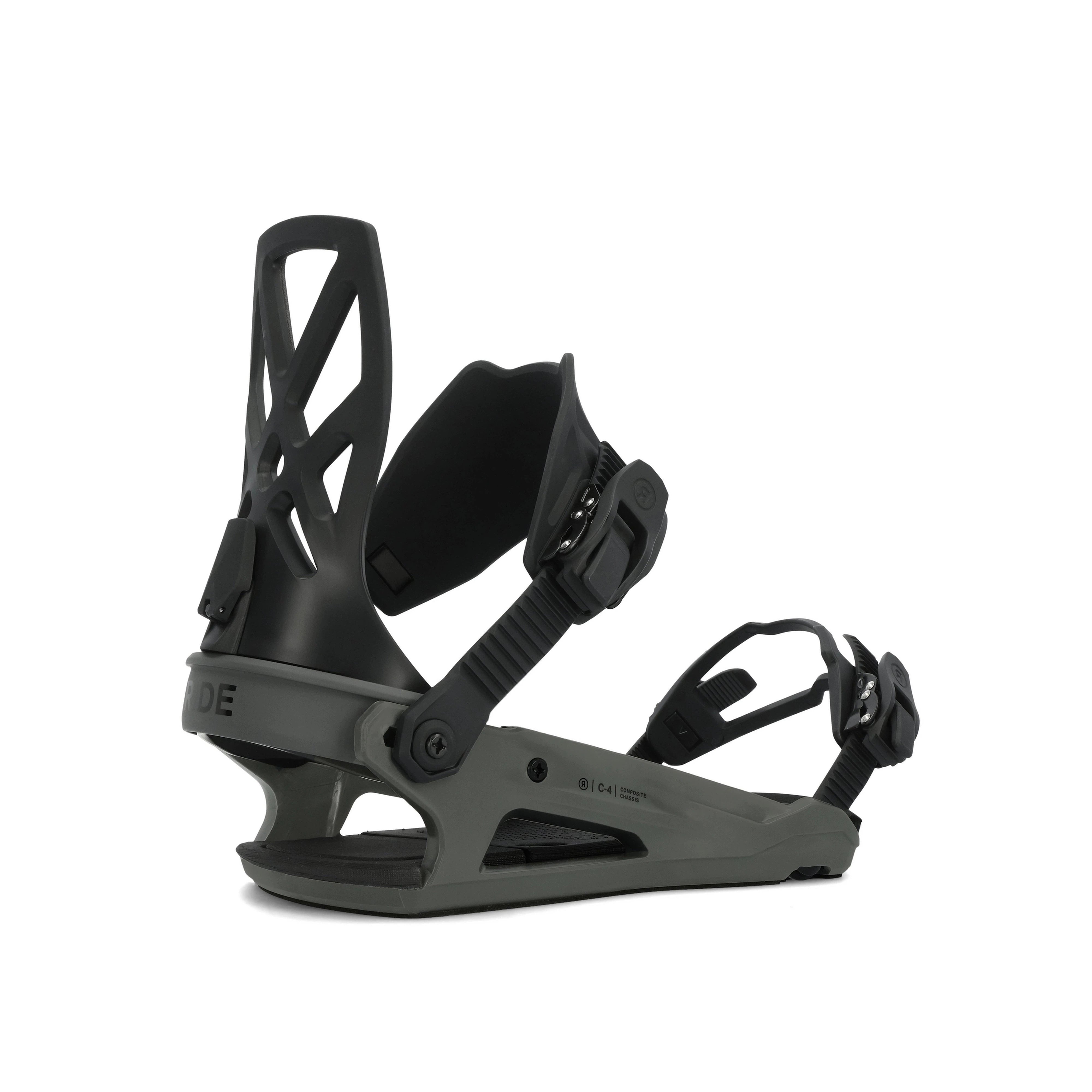 2025 Ride C 4 Snowboard Bindings - High Performance Snowboard Bindings for All-Mountain & Freestyle Riding | Perfect for Powder, Park & Backcountry Adventures