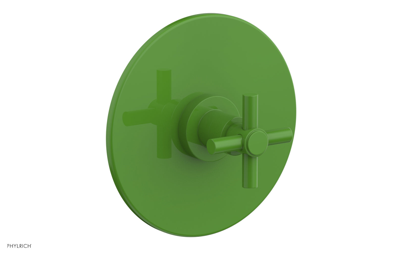 BASIC 1/2 Thermostatic Shower Trim with Tubular Cross Handle DTH134 - Perfect for Bathroom Renovation & Modern Shower Systems