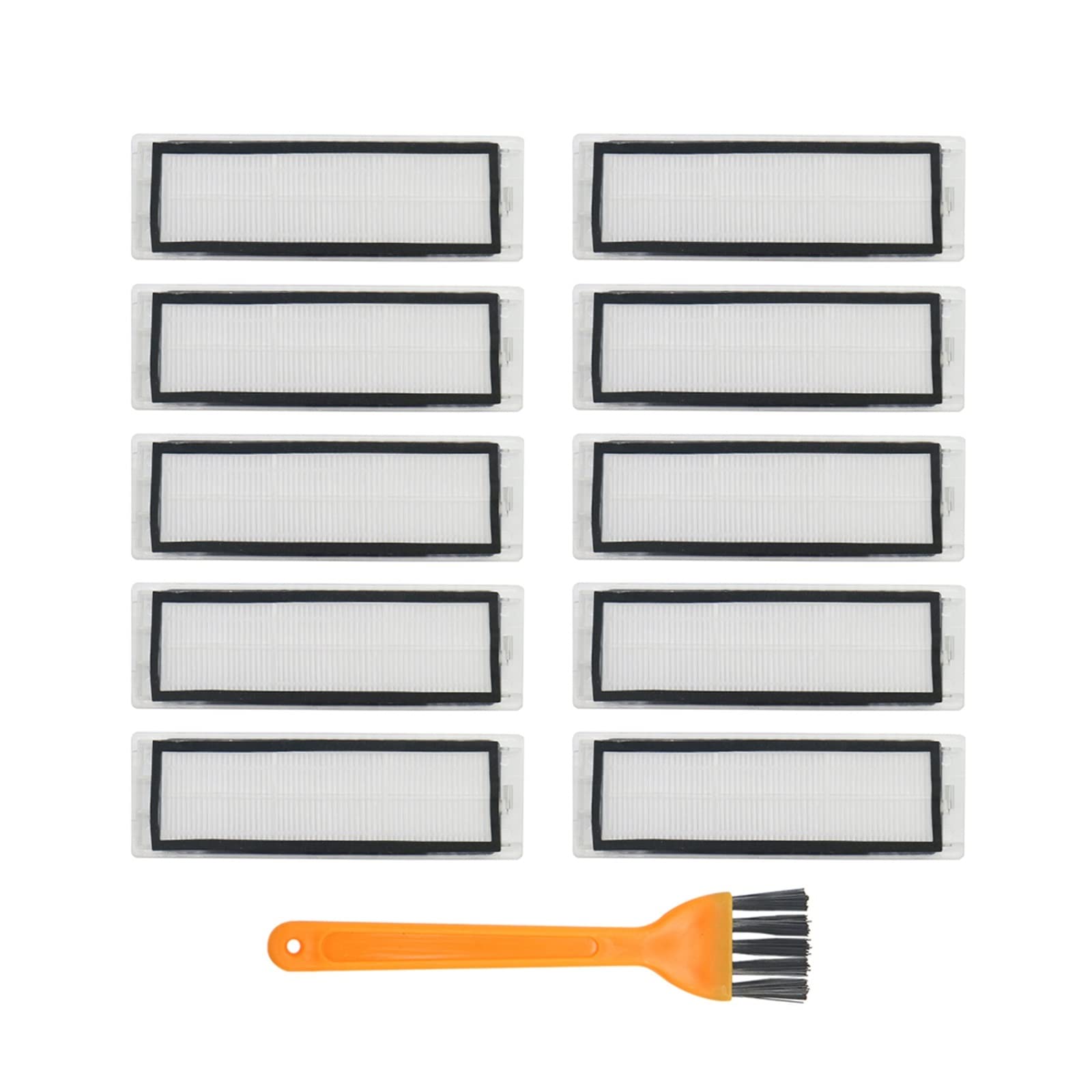 Xiaomi Roborock S50 S51 Vacuum Parts - HEPA Filter & Brushes for Home Cleaning (Chocolate)