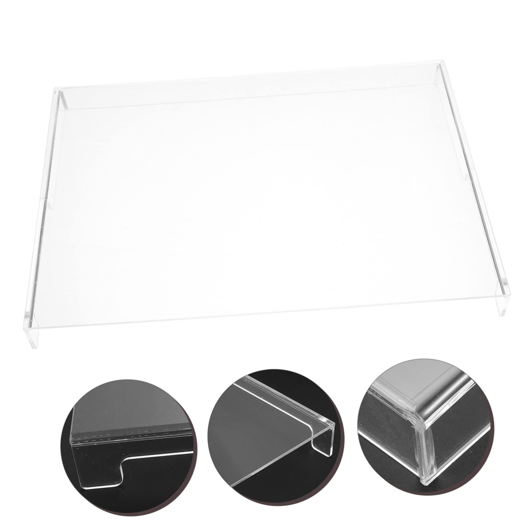 2-Pack Acrylic Keyboard Cover for Mechanical Keyboards - Clear Monitor Storage Protector & Computer Protective Frame - Ideal for Office, Gaming & Home Use