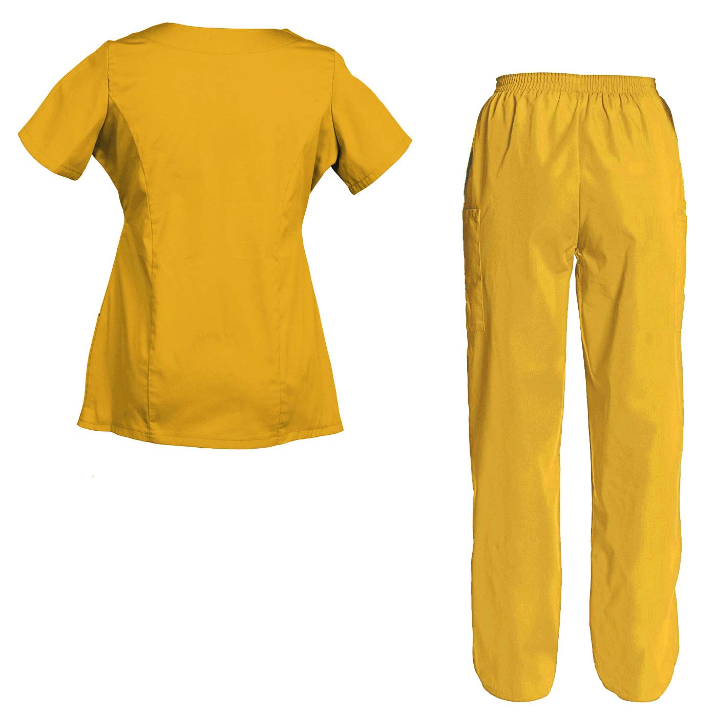 TAILOR'S Women's Embroidered Scrub Top & Pants Set - Customizable Medical Uniform for Nurses & Healthcare Professionals - Perfect for Hospitals, Clinics & Long Shifts