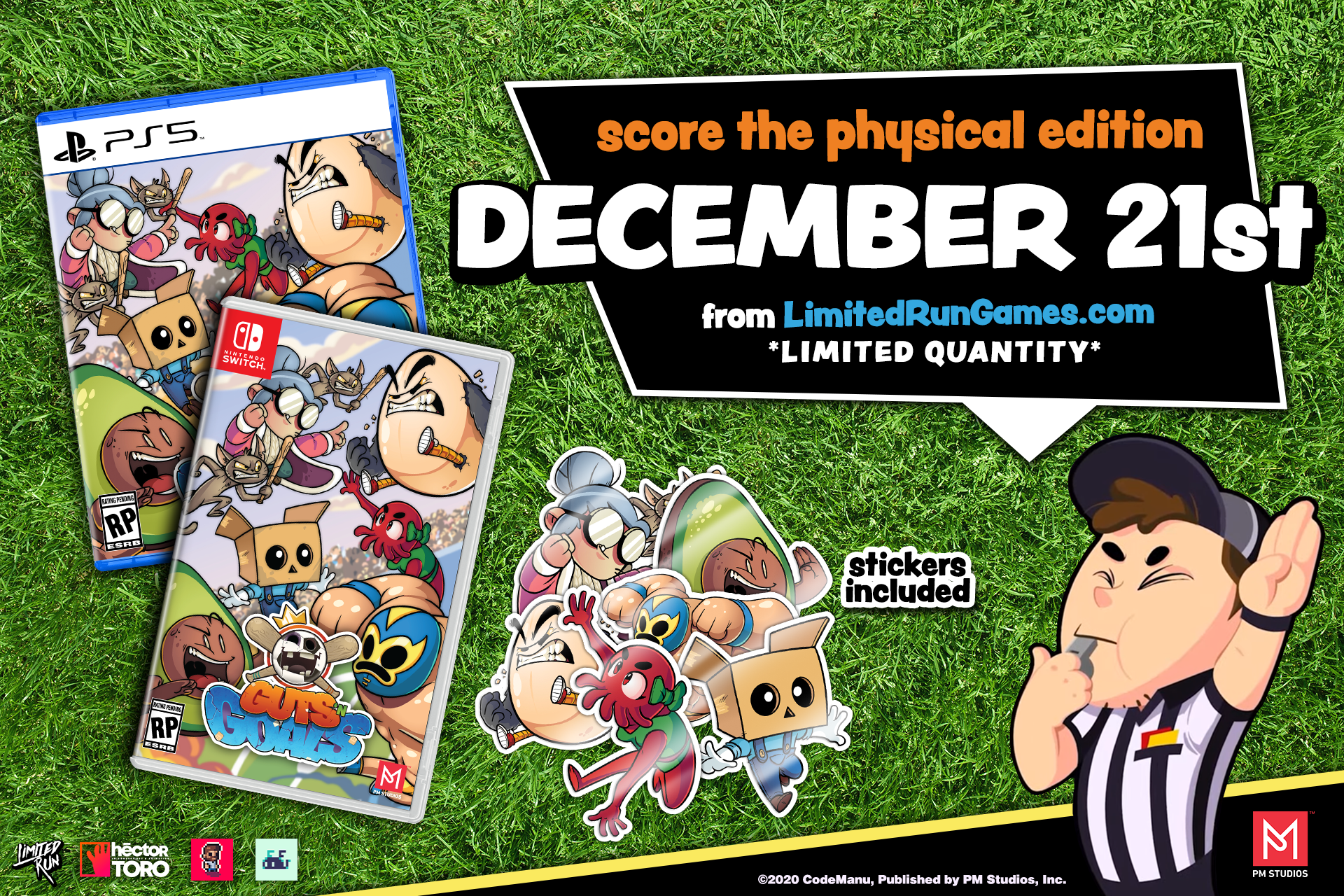Guts 'N Goals - PS5 Soccer Sports Game | Competitive Multiplayer & Action-Packed Gameplay | Perfect for Family Fun & Gaming Parties