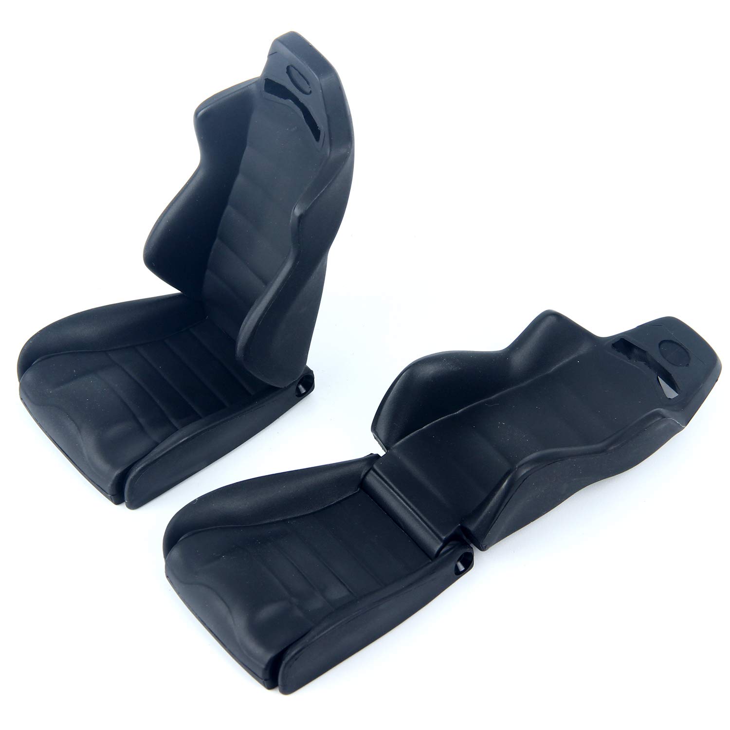 LCX Racing 1/10 Scale RC Crawler Car Nylon Racing Seats - Interior Upgrade Parts for Axial Wraith RC Models - Perfect for Off-Road Crawling & Trail Adventures