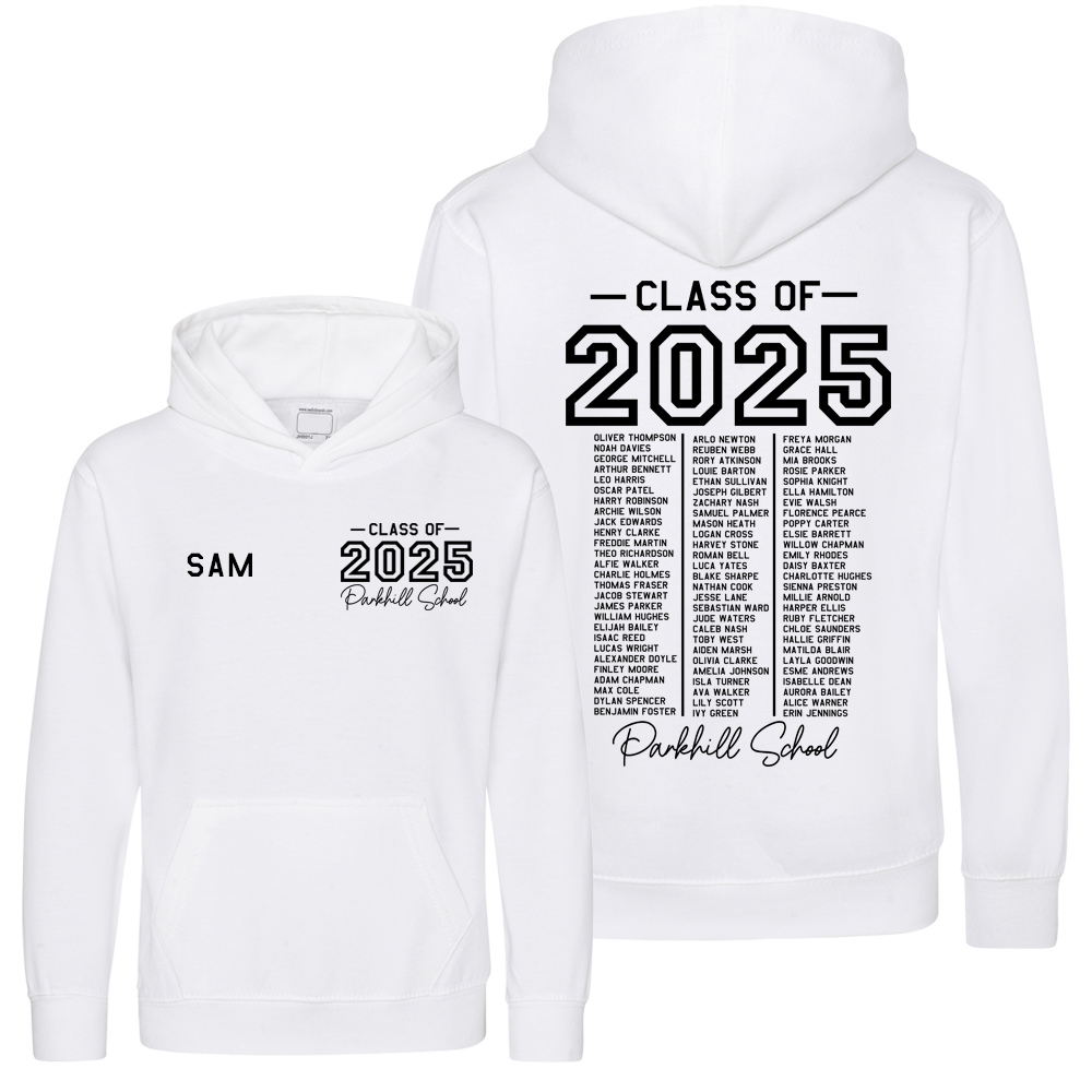 Class Of 2025 Graduation Hoodie - Comfortable School Leaver Sweatshirt for High School & College Graduates - Perfect for Senior Year Celebrations & Alumni Events