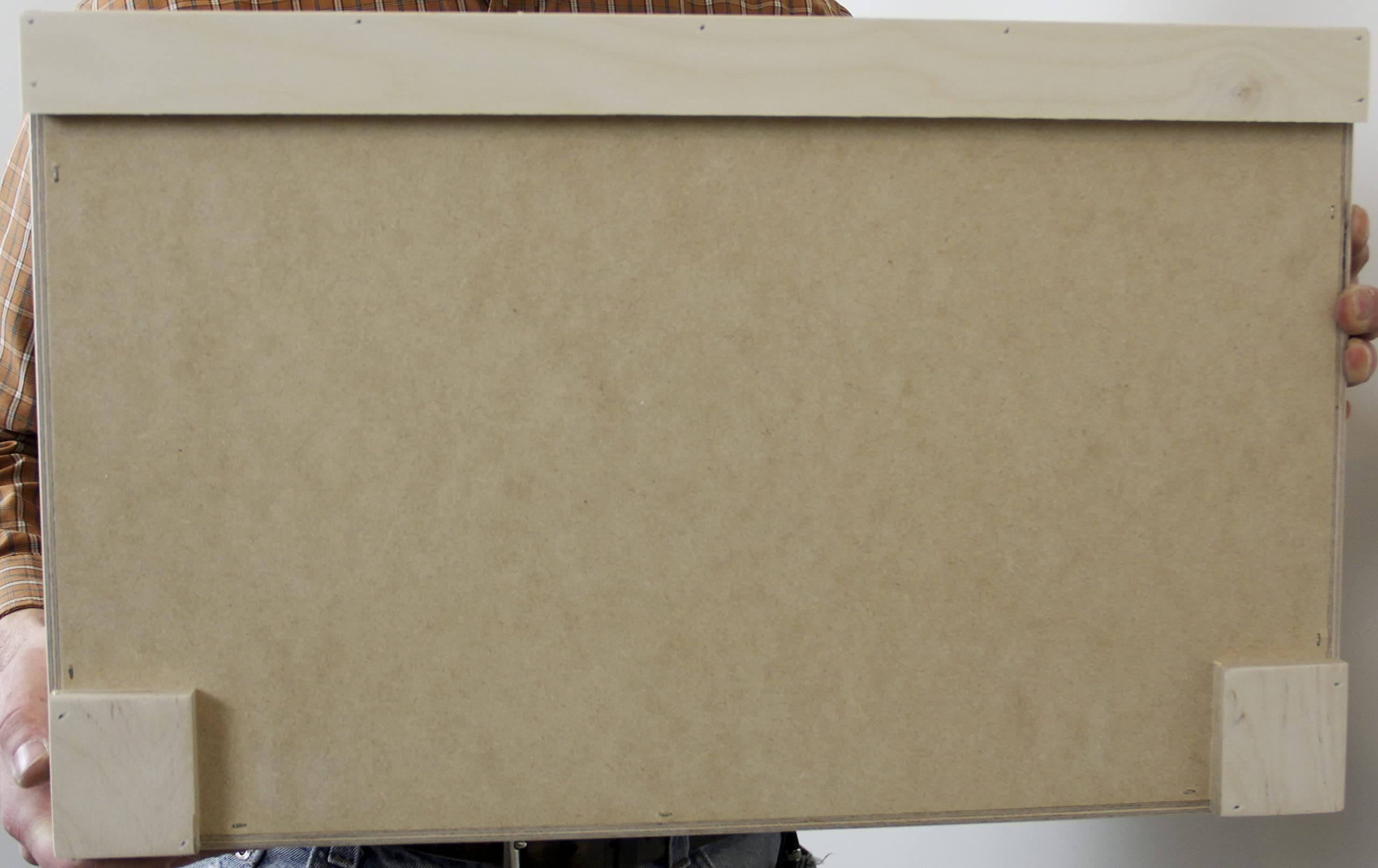 Wall Mounted Full Height Storage Shelf with Back Panel - Perfect for Garage, Closet & Home Organization