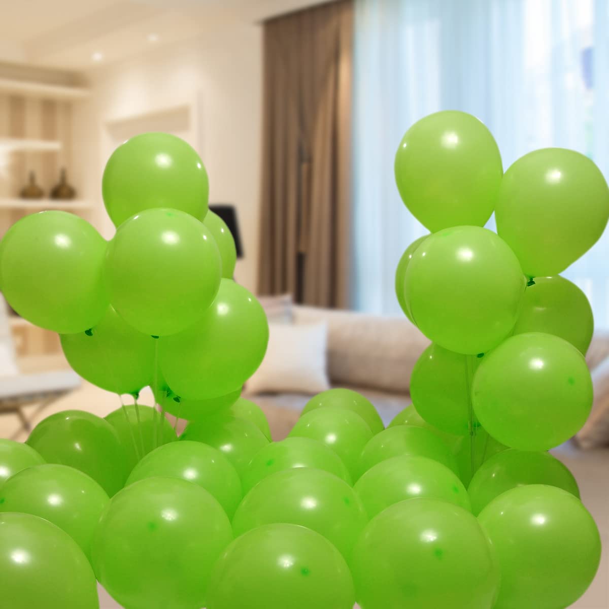 300 Pack 12 Inch Lime Green Latex Balloons Bulk - Party Decorations for Birthdays, Weddings, Baby Showers & Festive Events