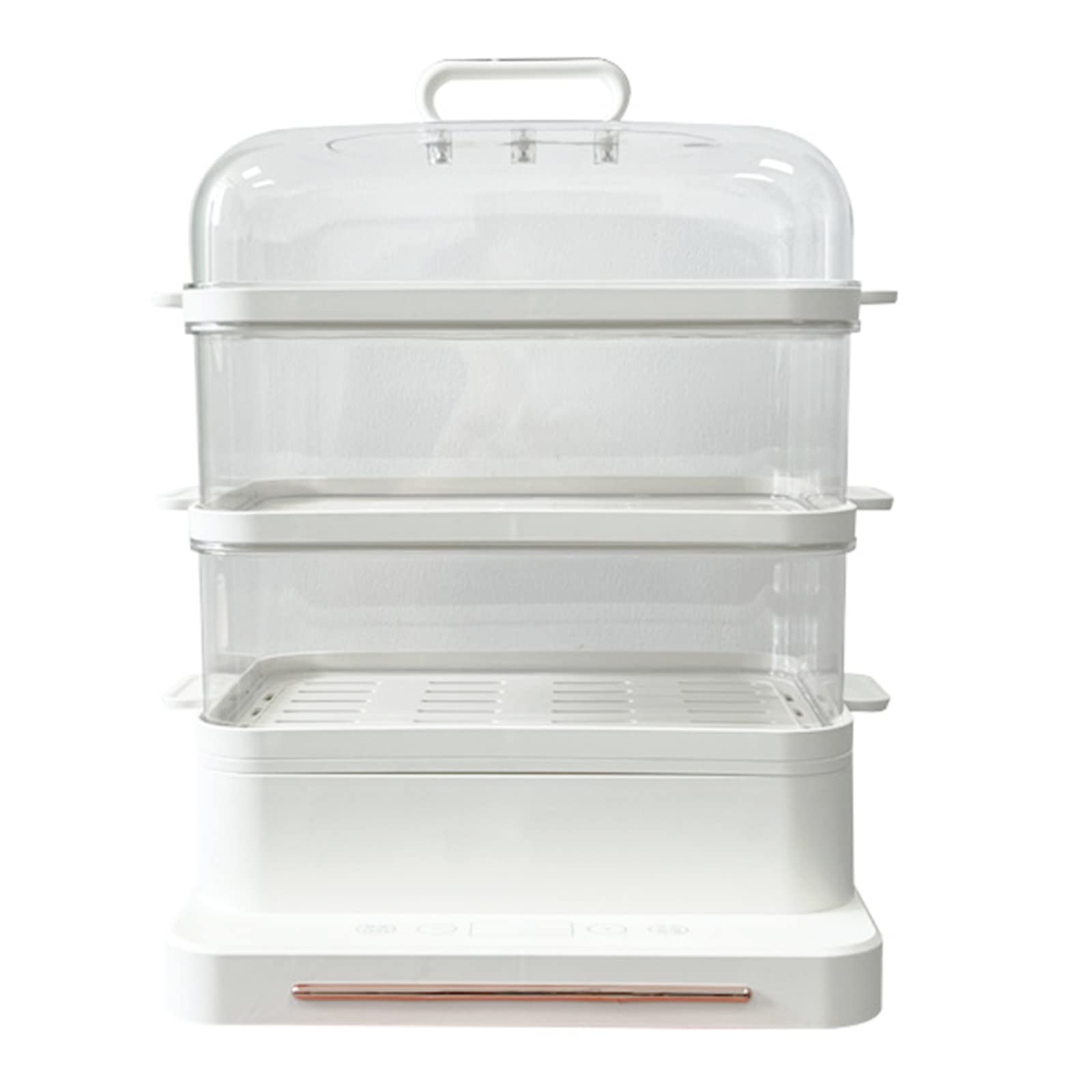 3-Tier Electric Steamer with Timer - 20L Multi-Function Food Steamer with Auto Shut-Off & Stackable Baskets - Perfect for Vegetables, Meats & Healthy Cooking at Home
