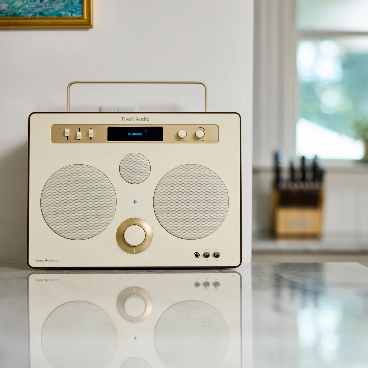 Tivoli SongBook MAX Portable Stereo Floor Model - Premium Wireless Bluetooth Speaker for Home & Outdoor Use - Perfect for Parties, Patio, and Indoor Entertainment