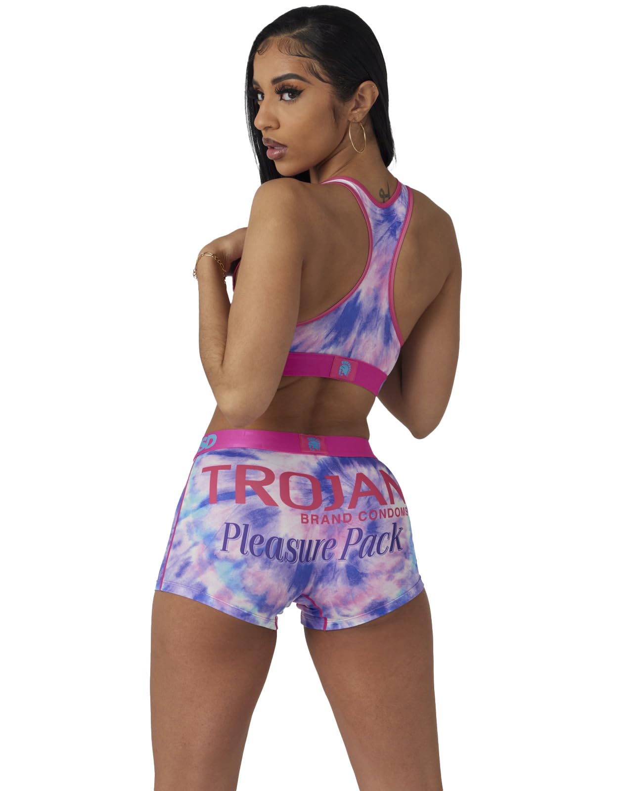 PSD Women's Trojan Boy Shorts - Full Coverage Cotton Underwear for Women - Comfortable Stretch Panties - Perfect for Yoga, Sleep & Everyday Wear