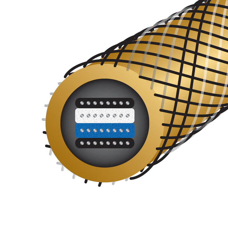 Gold Eclipse™ 10 Bi-Wire Speaker Cable Jumpers - High-Quality Bi-Wire Connection for Home Theater & Audiophile Sound Systems - Perfect for Surround Sound & Hi-Fi Speaker Setups