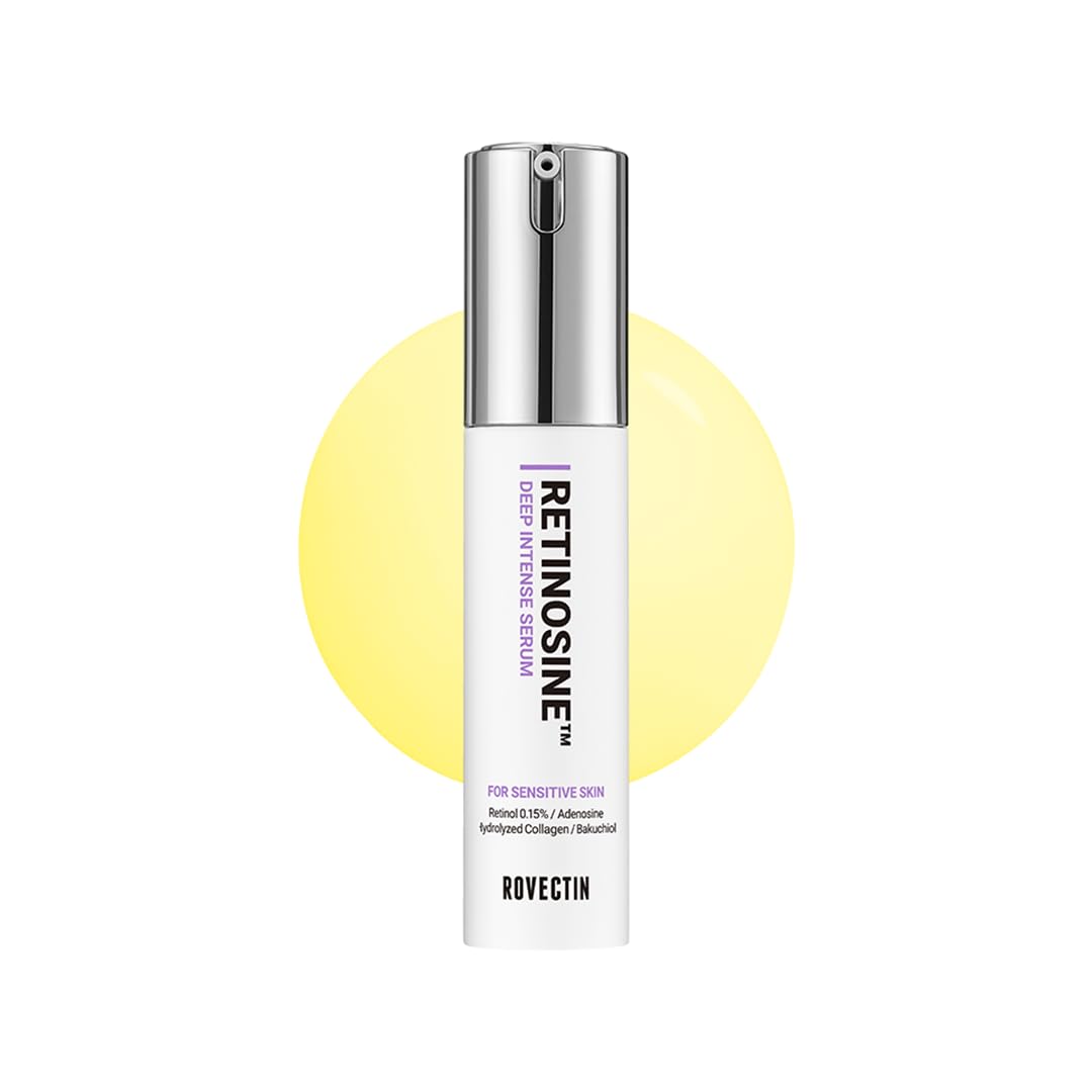 ROVECTIN Retinol Serum 0.15% for Sensitive Skin - Korean Skincare for Anti-Aging & Hydration