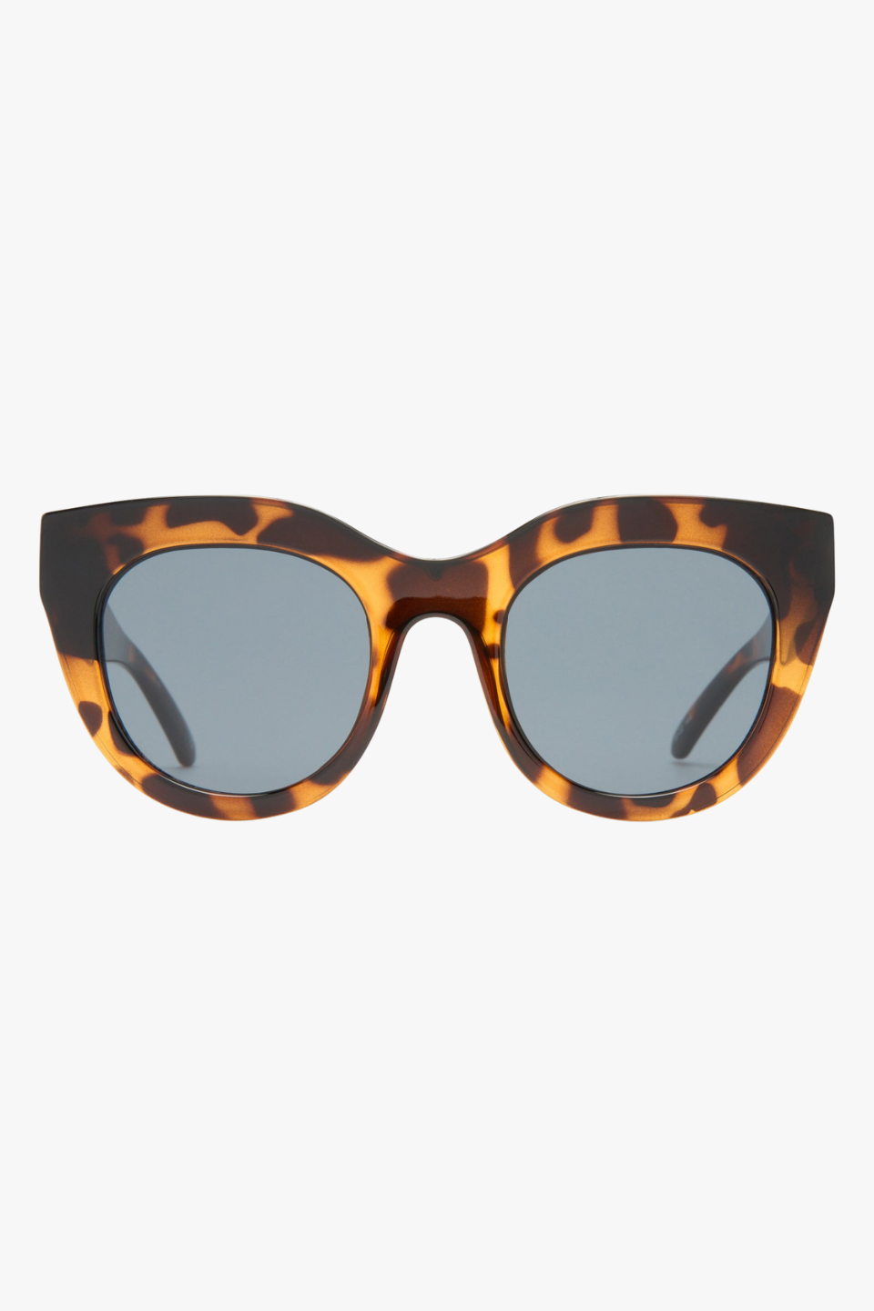 Stylish Air Heart Cat Eye Tortoise Shell Sunglasses with Smoke Lens - Perfect for Outdoor Activities, Beach, and Fashion Accessories
