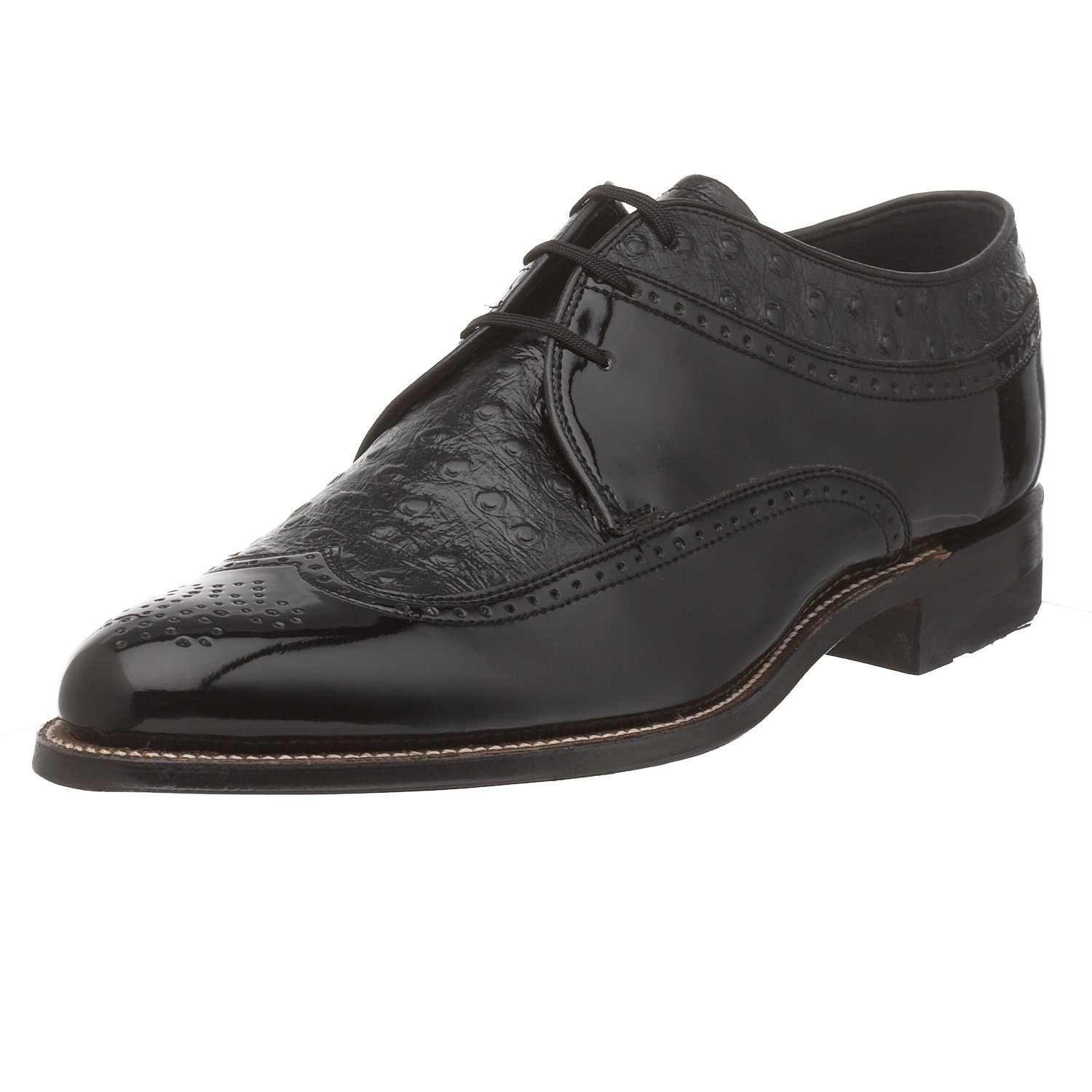 STACY ADAMS Men's Wingtip Dress Shoes - Classic Oxford Style for Business & Formal Occasions - Comfortable Leather Dress Shoes for Work, Weddings & Professional Events