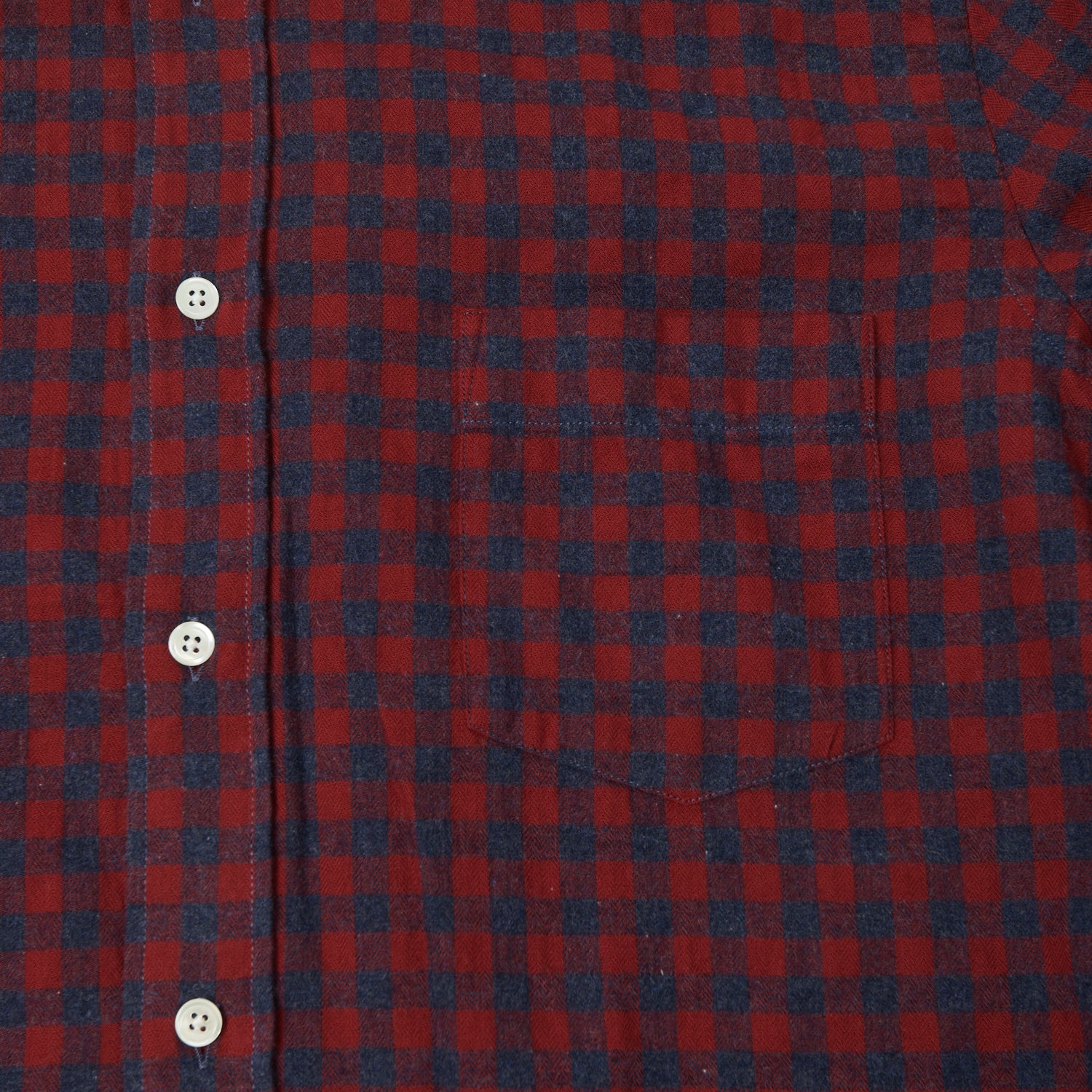 Hartford AY11018 Paul Shirt - Men's Classic Red Gingham Checkered Button Down Shirt for Casual Wear, Office & Date Night Outfits