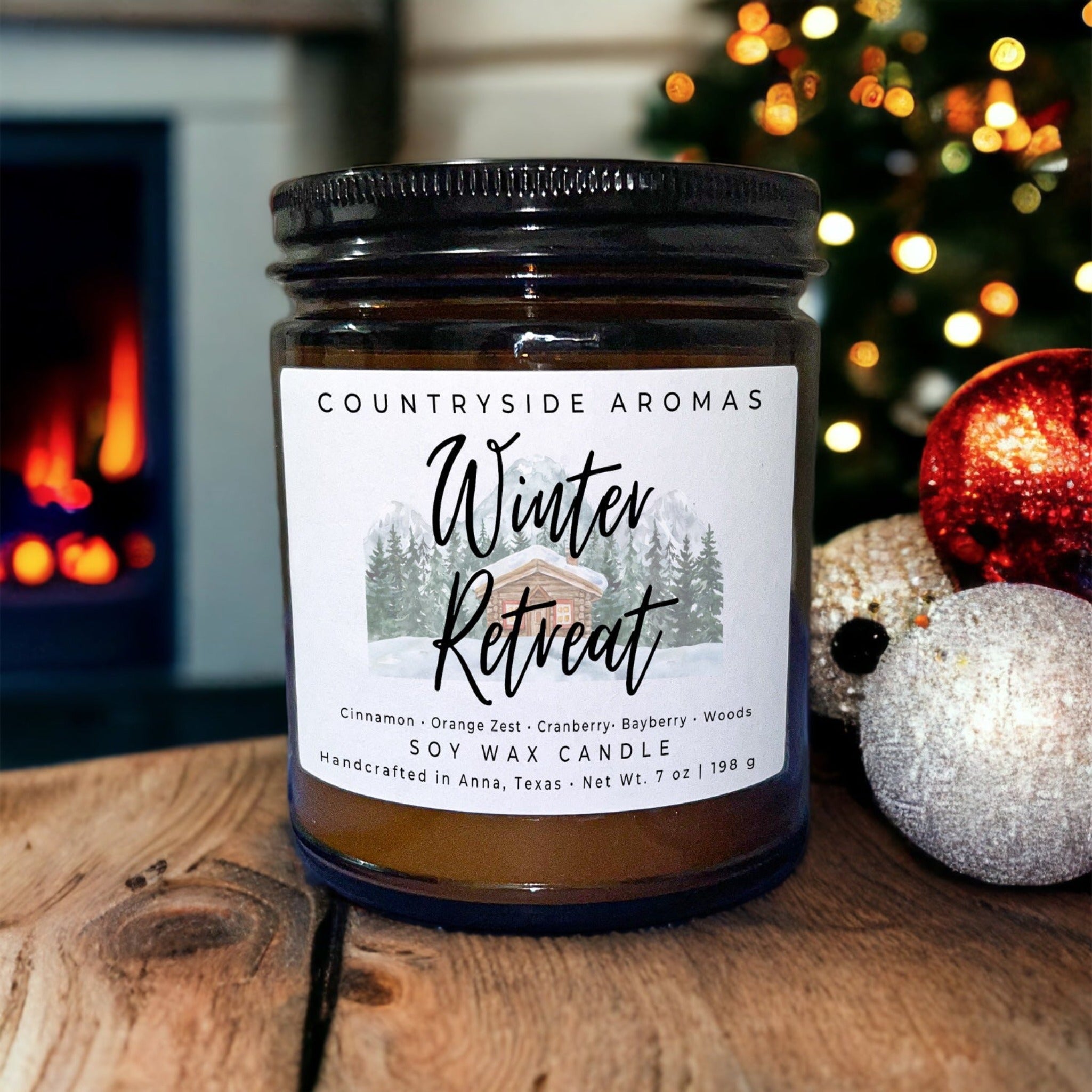 Countryside Aromas Premium Soy Wax Candles - 7oz Hand-Poured Scented Candles for Home, Relaxation & Gifts | Long-Lasting Fragrance for Living Room, Bedroom & Bathroom