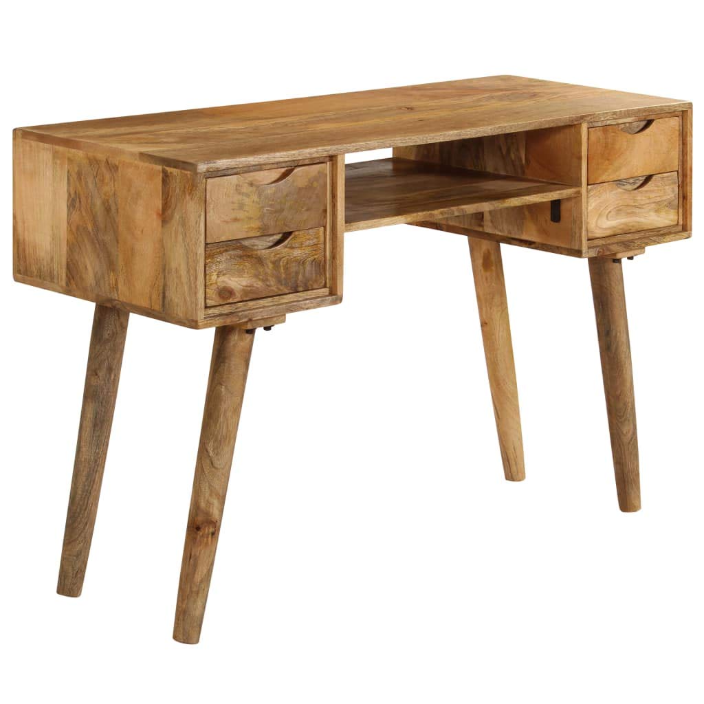 Solid Mango Wood Console Desk - 45.3