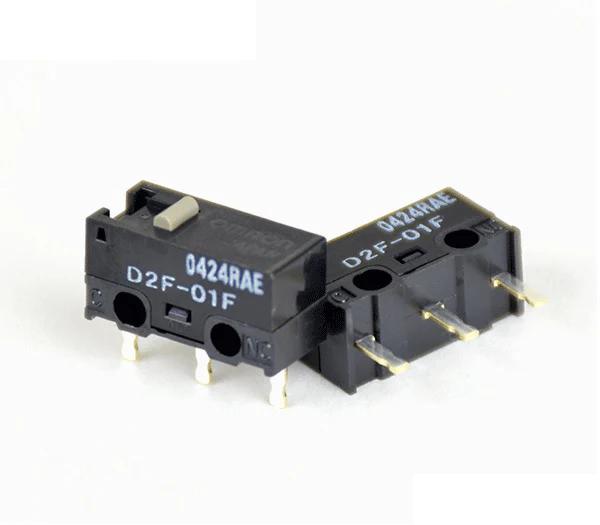Omron Japan D2F-01F Micro Limit Switch - High Precision Snap Action Switch for Industrial Automation, Robotics, and Electronic Devices