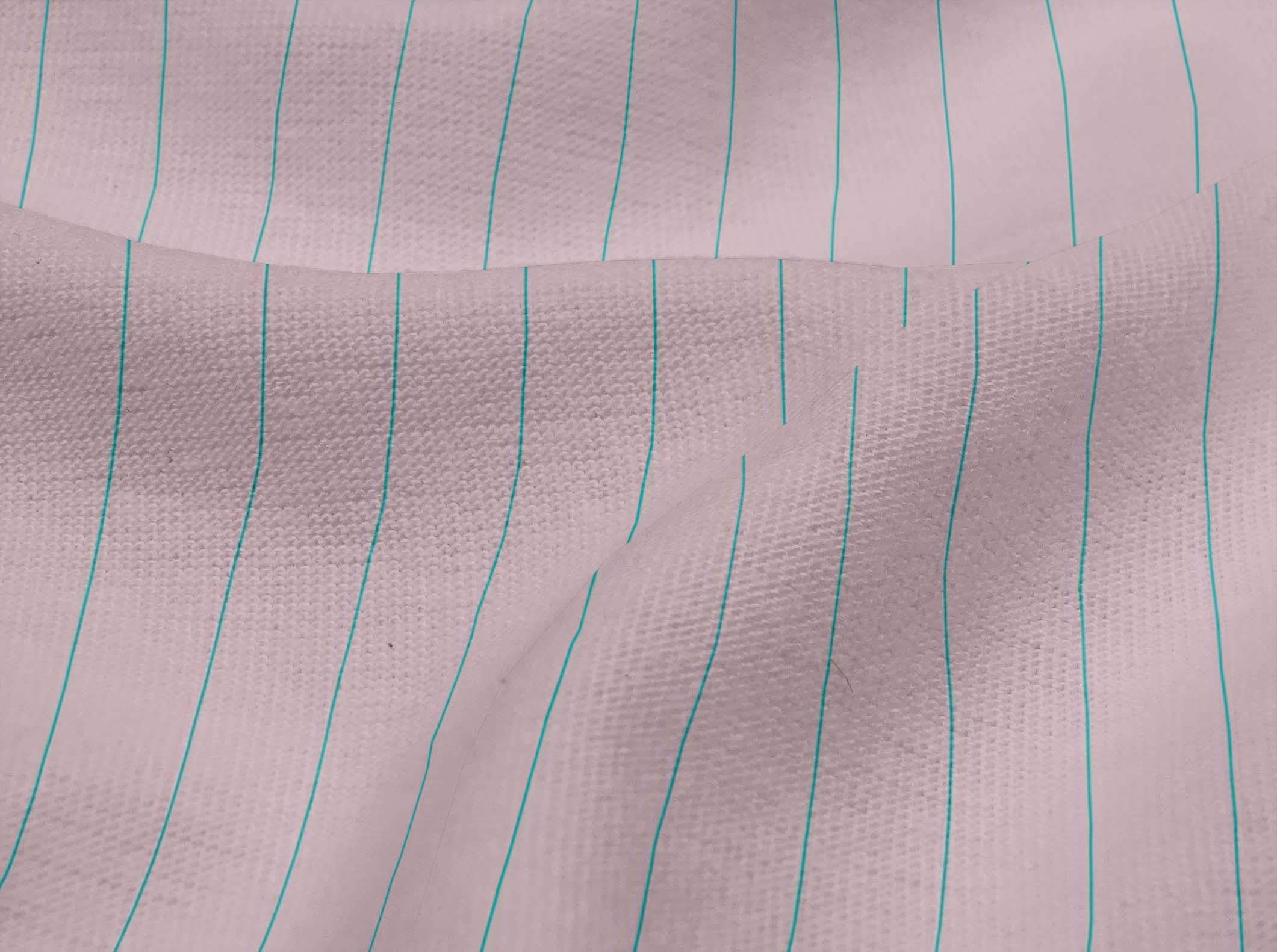 oneOone Viscose Jersey Baby Pink Pin Stripe Dress Fabric - 60 Inch Wide by The Yard | Soft Stretchy Material for Dresses, Skirts & DIY Fashion Projects