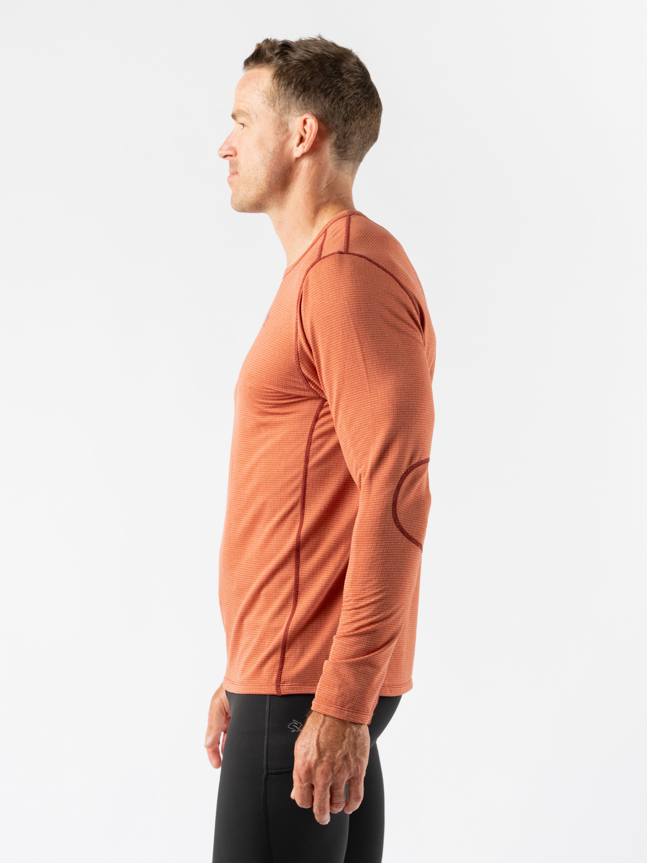 Men's Layer 1 Base Layer Shirt - Moisture Wicking Thermal Underwear for Cold Weather, Hiking, Running & Outdoor Activities