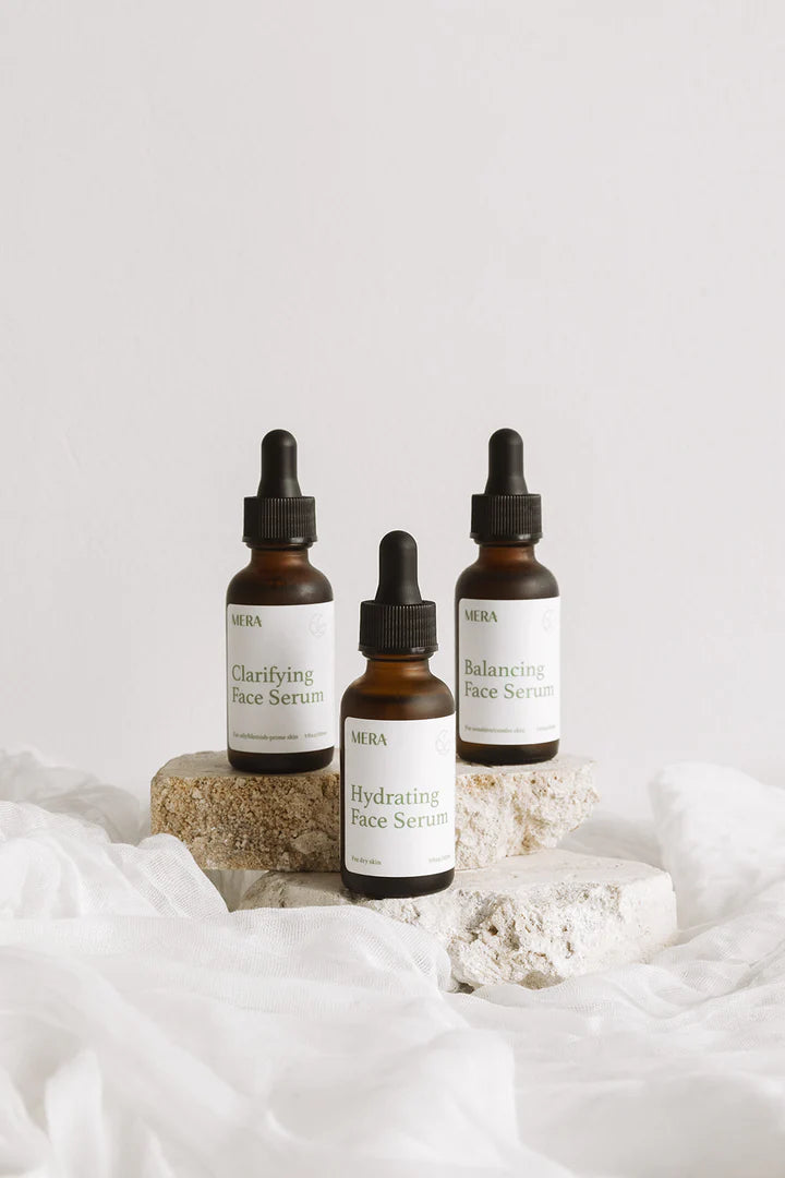 Hydrating Face Serum for Glowing Skin - Anti-Aging Vitamin C & Hyaluronic Acid Moisturizer - Day & Night Use for Dry, Sensitive Skin - Perfect for Daily Skincare Routine