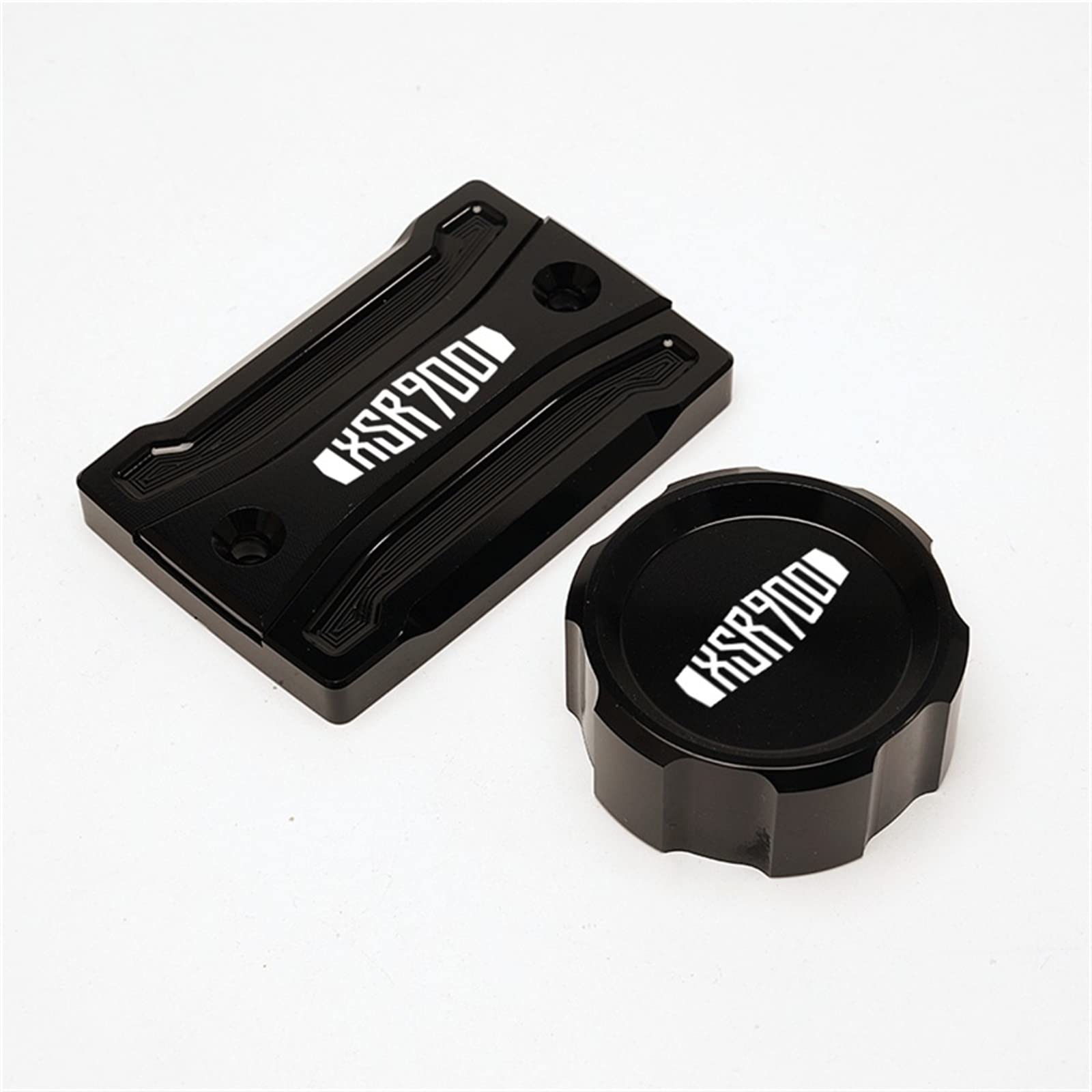 CNC Brake Fluid Reservoir Cover Cap for Yamaha XSR900 (2016-2021) - Front & Rear Master Cylinder Protection - Motorcycle Accessories for Street Riding and Custom Builds