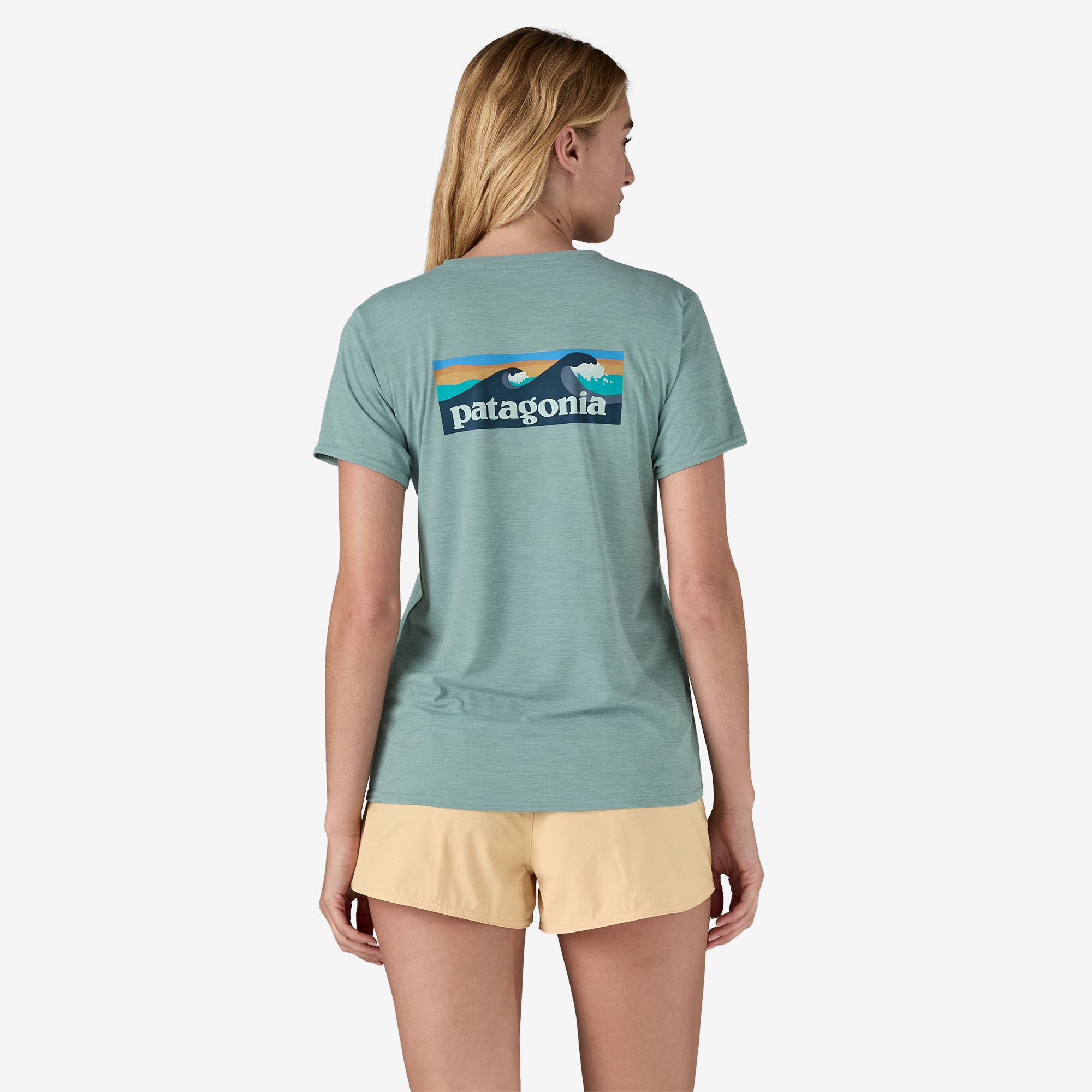 Women's Capilene® Cool Daily Graphic T-Shirt - Moisture-Wicking & Breathable Top for Hiking, Yoga & Outdoor Activities