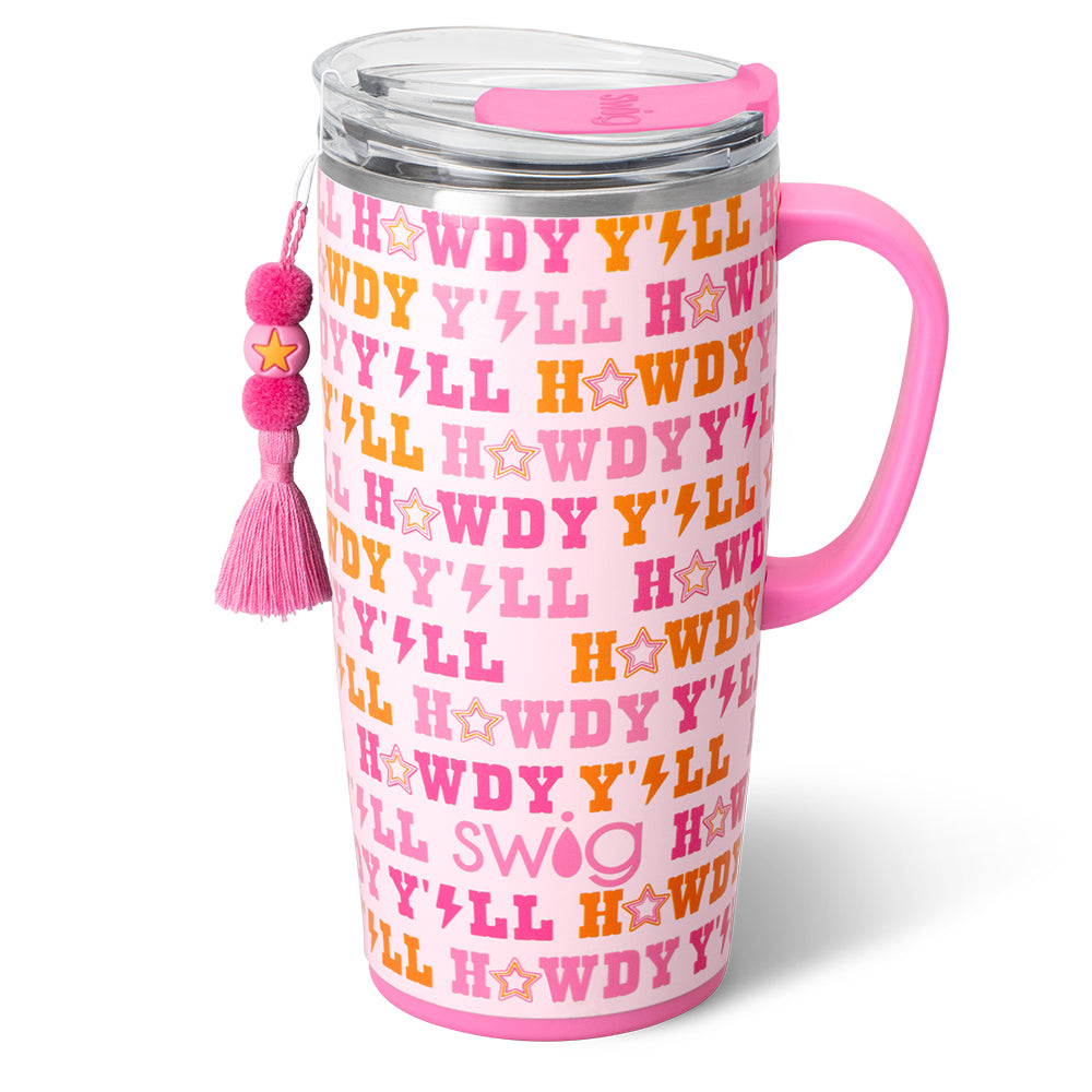 22oz Howdy Y'all Insulated Travel Mug - Perfect for Coffee, Tea & Hot Drinks On-The-Go