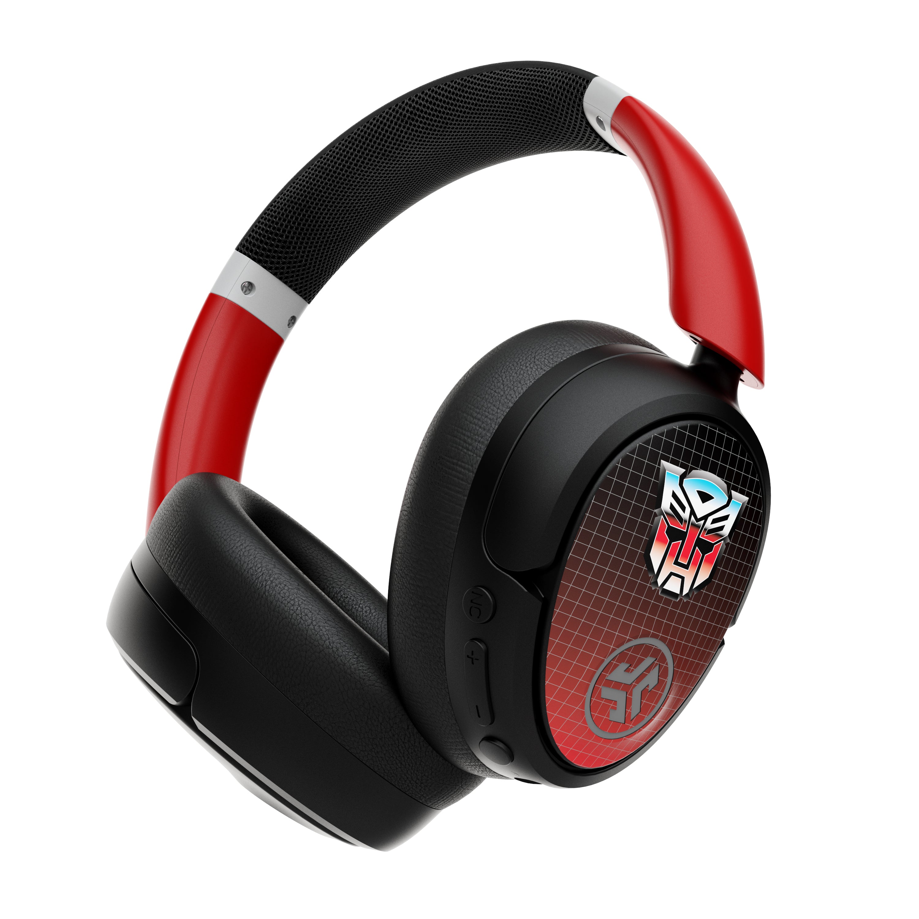 Transformers JBuds Lux ANC Wireless Headphones with Autobots Design - Noise Cancelling Bluetooth Earbuds for Workout, Travel & Movie Watching