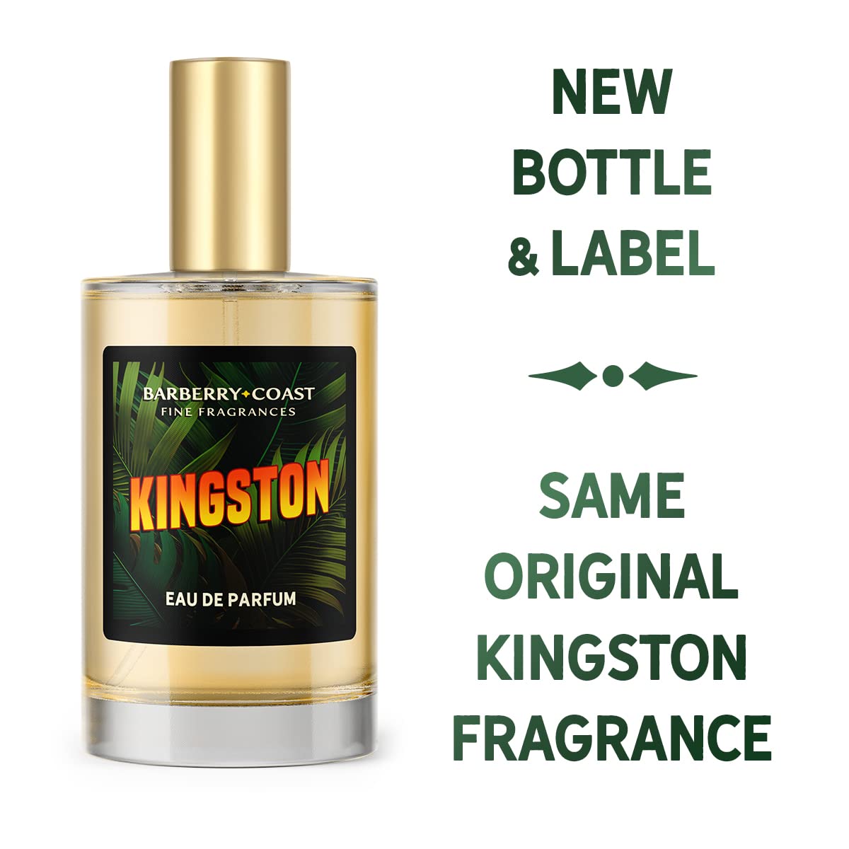 Barberry Coast Kingston Eau de Parfum for Men - Premium 100ml Handcrafted Cologne Inspired by Jamaica | Long-Lasting Fragrance for Date Night, Office & Special Occasions