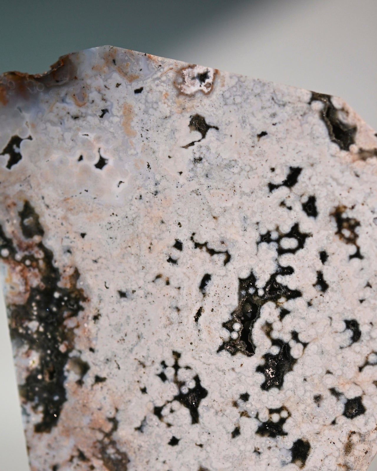 Natural Ocean Jasper Slab - 4 Inch Polished Stone for Jewelry Making, Home Decor & Crystal Healing | Perfect for DIY Crafts, Meditation & Gifts