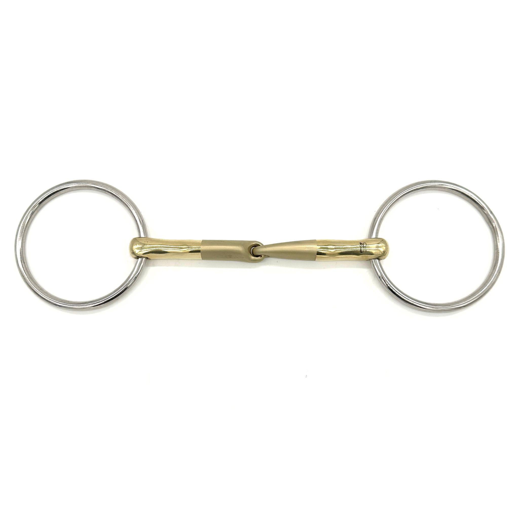 AJR ContourEase Loose Ring Bit - Comfort Horse Bit for Training & Riding - Perfect for Dressage, Jumping & Trail Riding