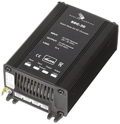 Samlex America SDC30 30 Amp DC Power Converter - 12V to 24V Voltage Converter for RVs, Boats & Off-Grid Power Systems