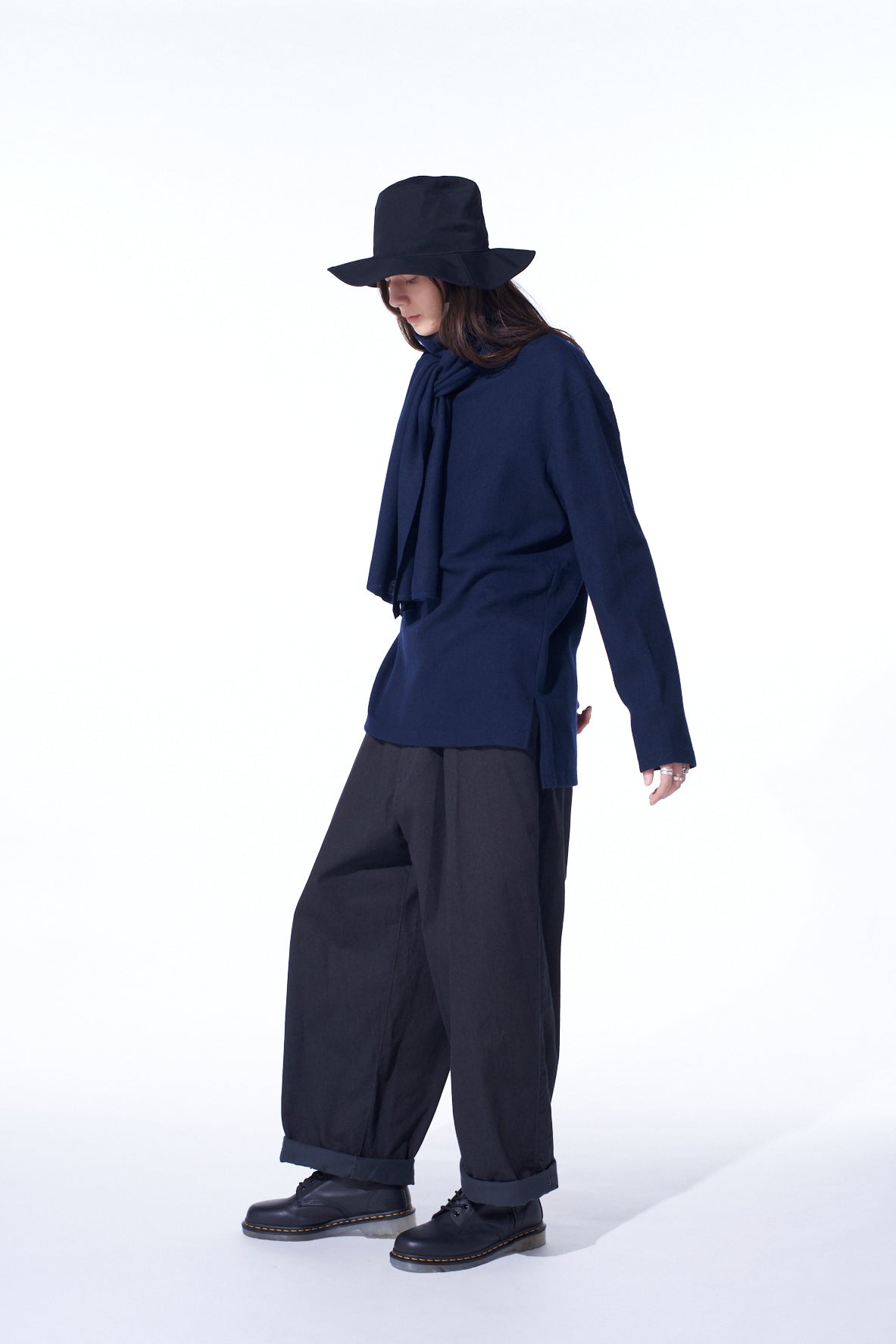 **Cotton Drill Drawstring Wide Leg Pants for Women - Comfortable Casual Lounge & Travel Pants**