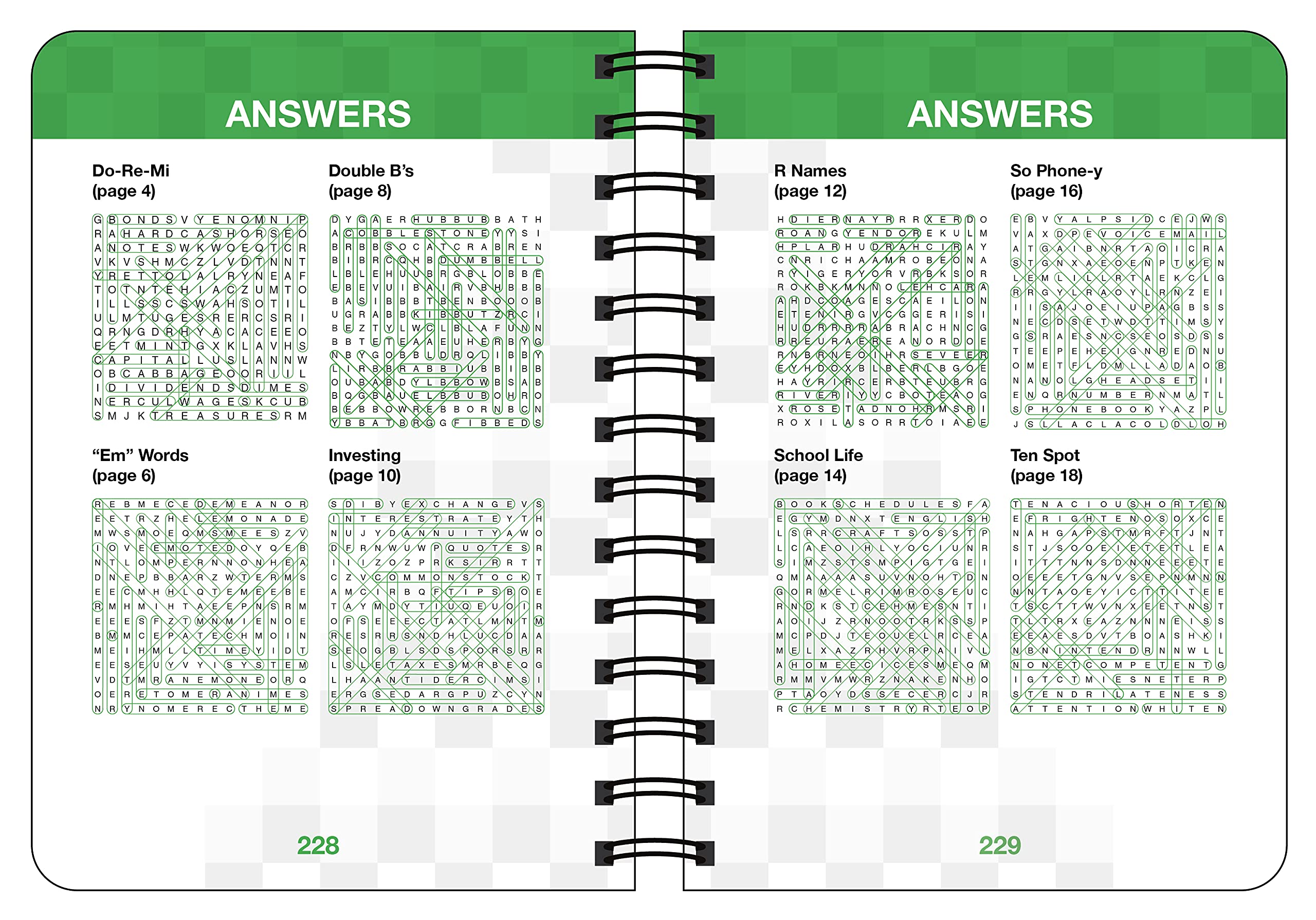 Brain Games - Portable Word Search Challenge Puzzle Book for Adults & Kids - Perfect for Travel, Road Trips & Relaxation