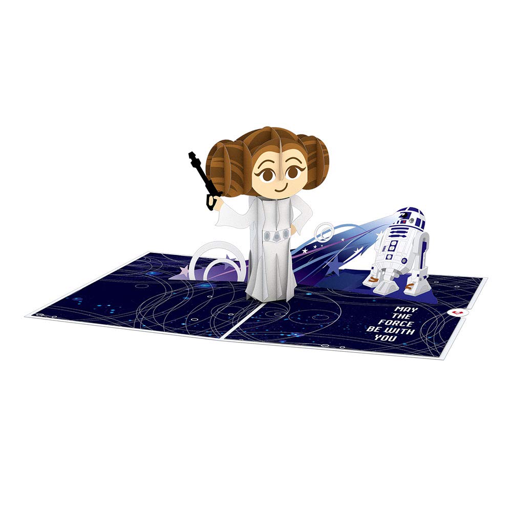 Lovepop Star Wars™ Princess Leia™ 3D Pop Up Greeting Card - Birthday Card, Gift for Star Wars Fans, Perfect for Birthdays, Anniversaries & Special Occasions