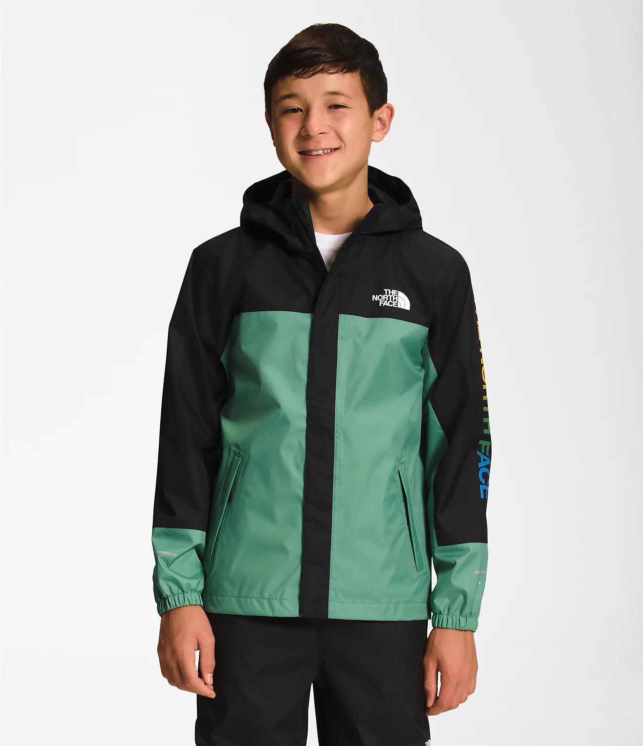 Antora Boys' Waterproof Rain Jacket - Lightweight & Breathable Outdoor Jacket for Kids - NF0A82ST - Perfect for Hiking, School & Play in Wet Weather