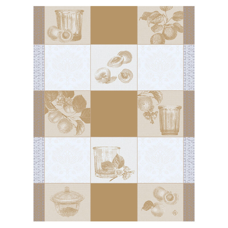 Premium Confitures Carreaux French Tea Towels - Absorbent & Decorative Kitchen Towels for Drying Dishes, Baking, and Home Decor